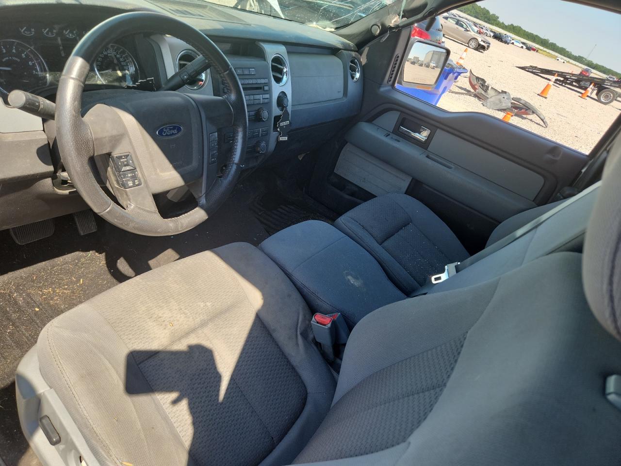 2012 Ford F150 Super Cab White vin: 1FTFX1CT4CFA33697