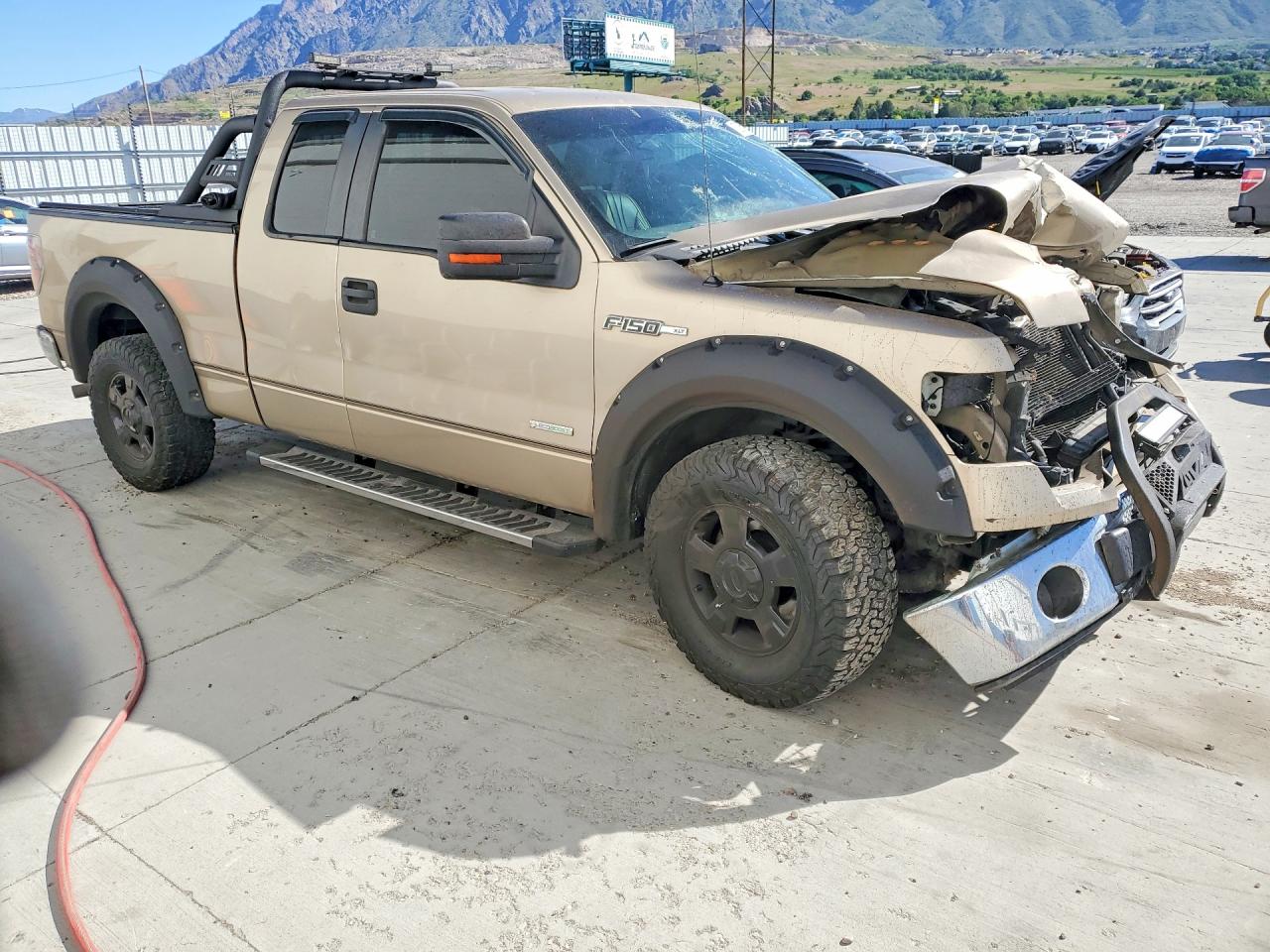 2012 Ford F150 Super Cab Желто-коричневый vin: 1FTFX1CT4CFA69034