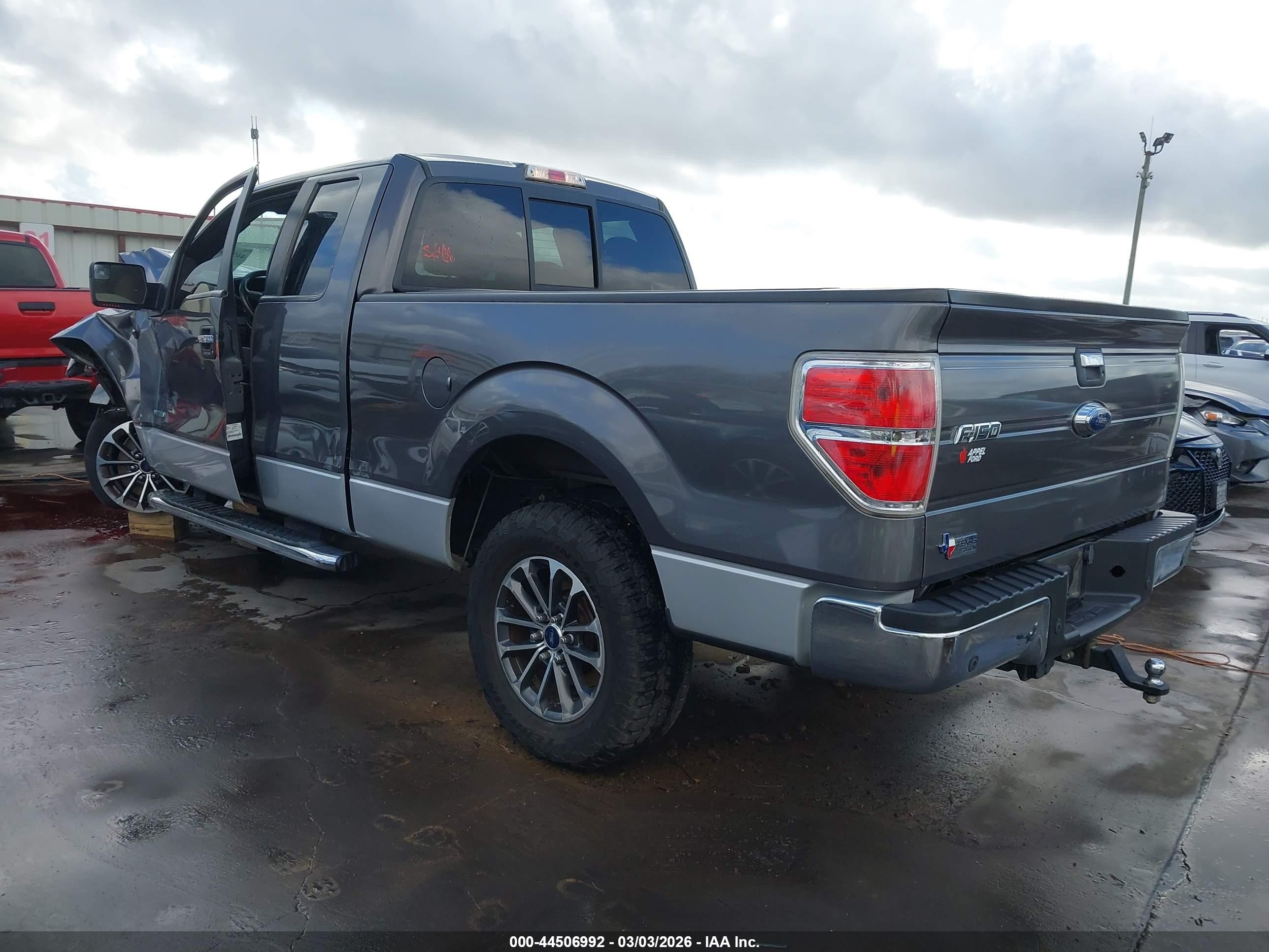 2013 Ford F-150 Xlt Gray vin: 1FTFX1CT4DKD07201