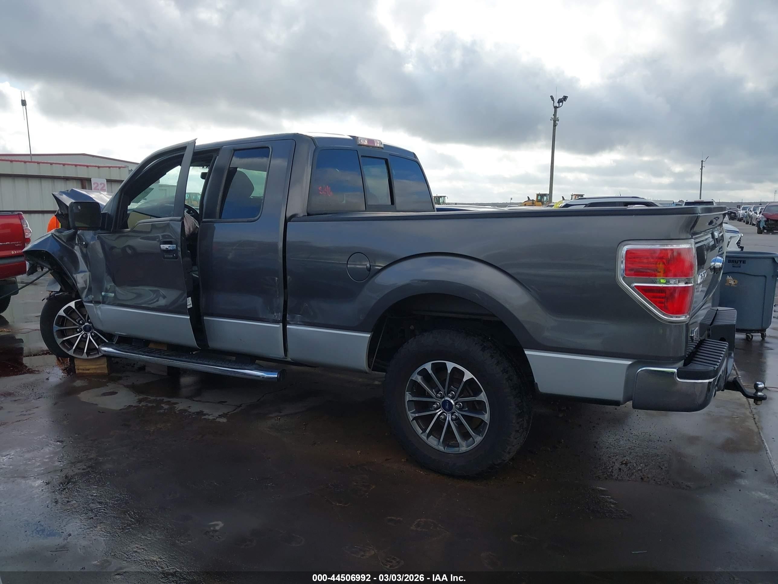 2013 Ford F-150 Xlt Gray vin: 1FTFX1CT4DKD07201