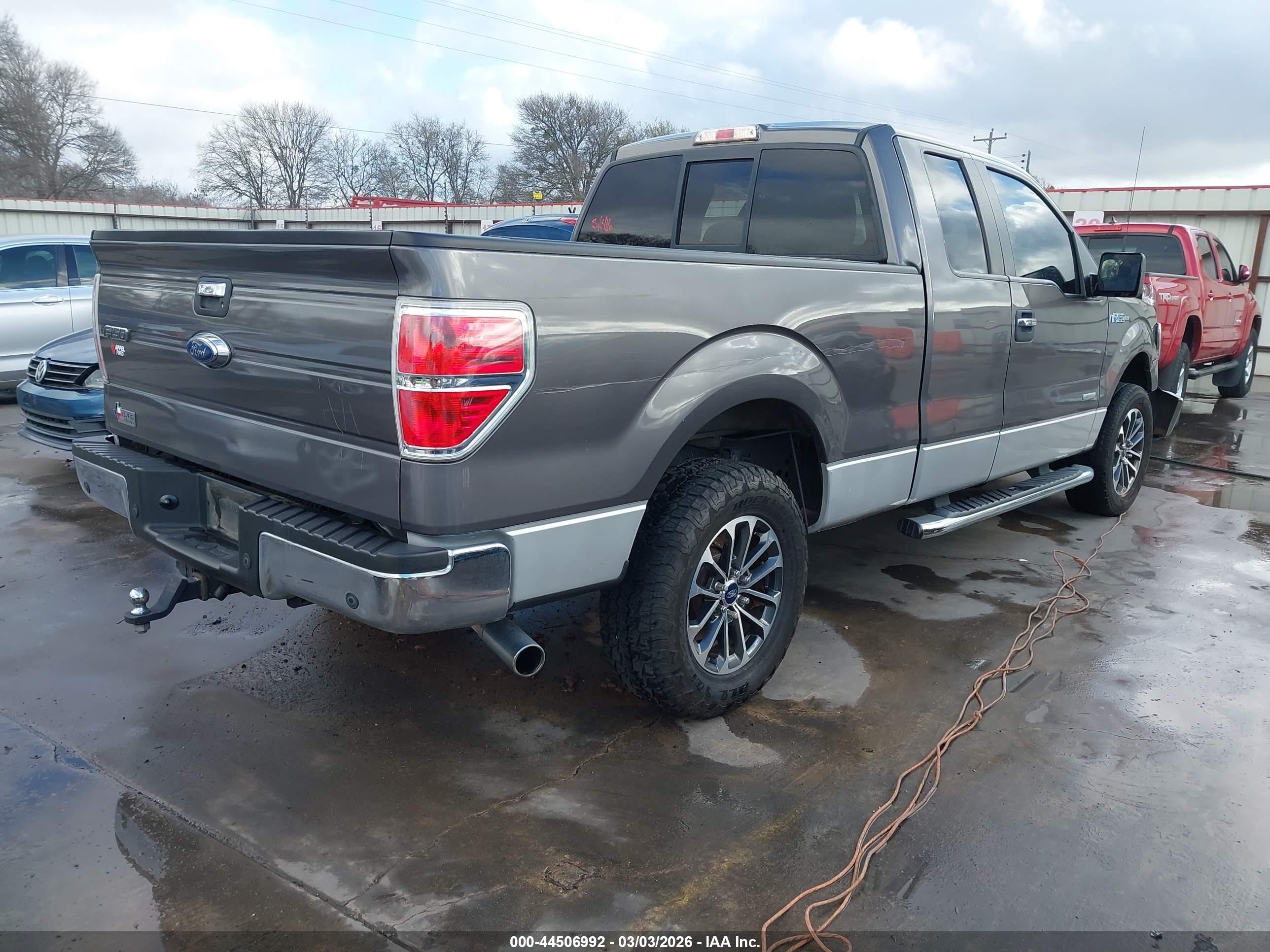 2013 Ford F-150 Xlt Gray vin: 1FTFX1CT4DKD07201