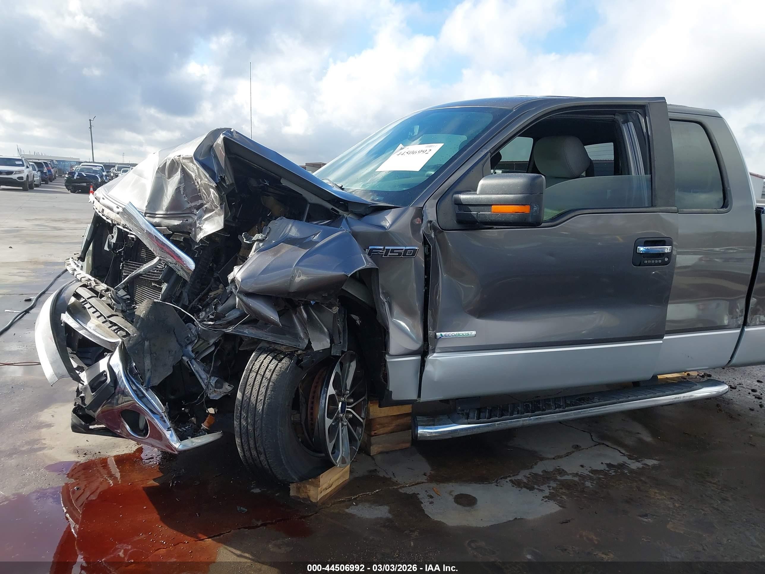 2013 Ford F-150 Xlt Gray vin: 1FTFX1CT4DKD07201