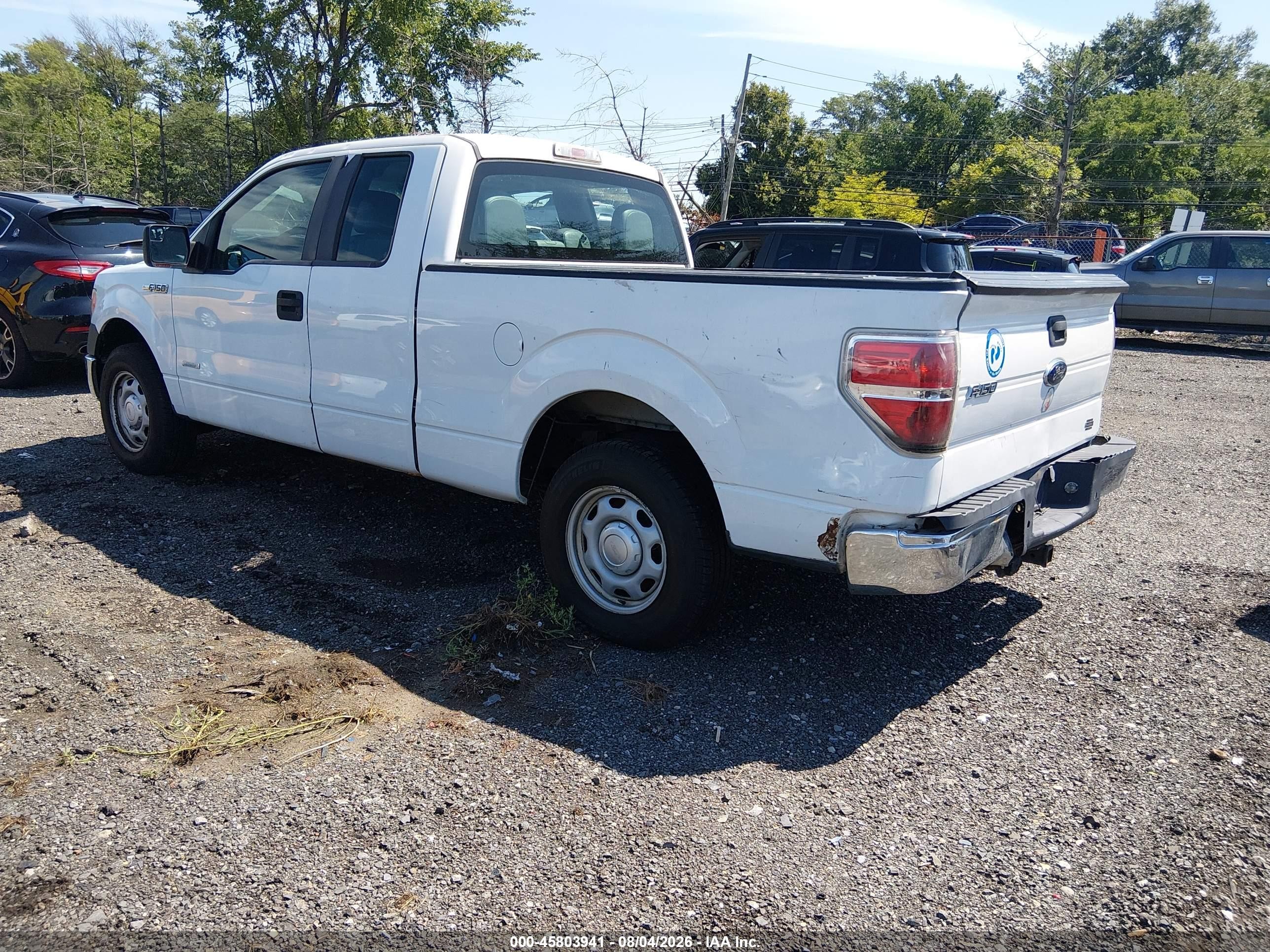 2013 Ford F-150 Xl White vin: 1FTFX1CT5DKG33685