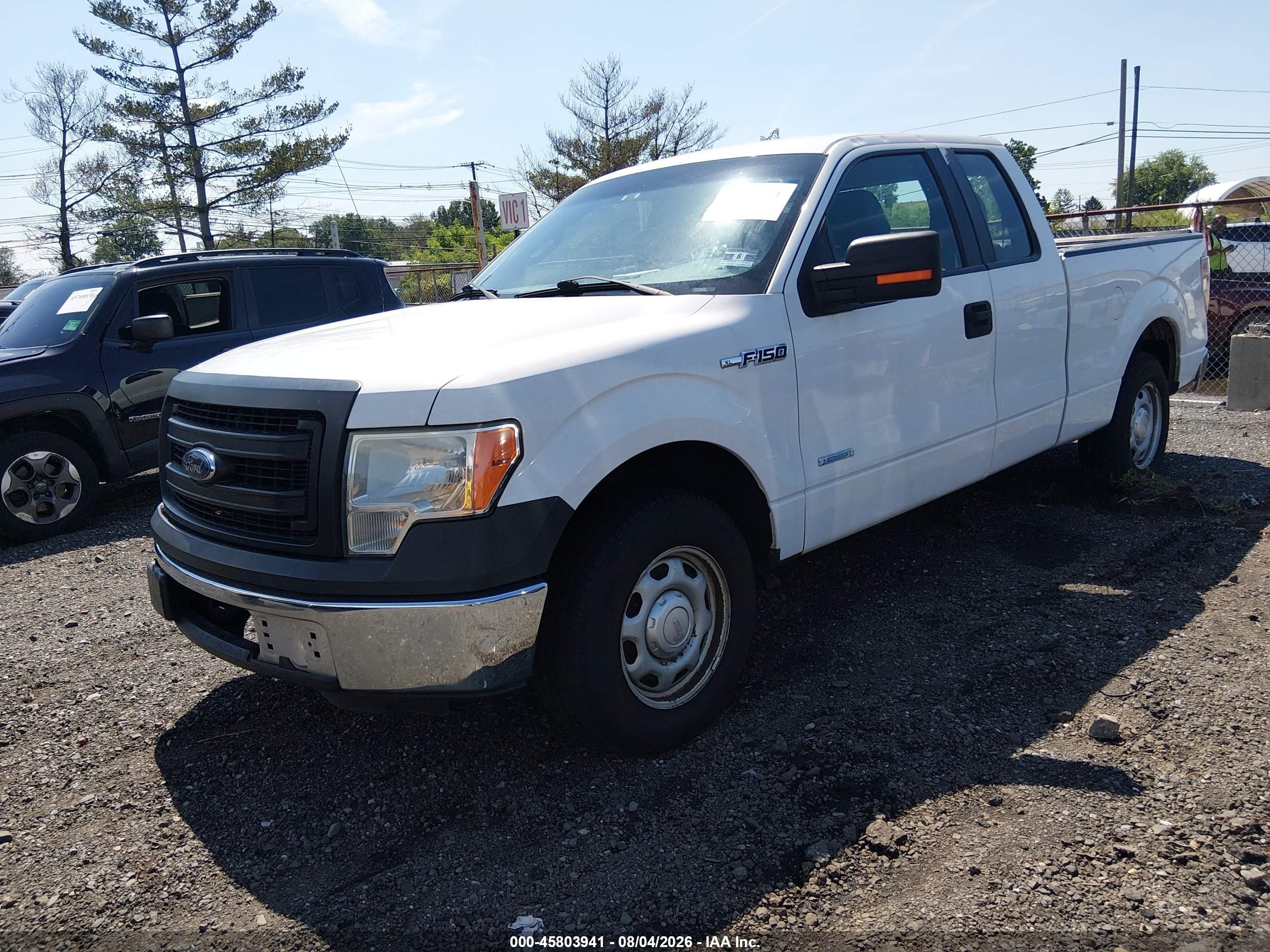 2013 Ford F-150 Xl White vin: 1FTFX1CT5DKG33685