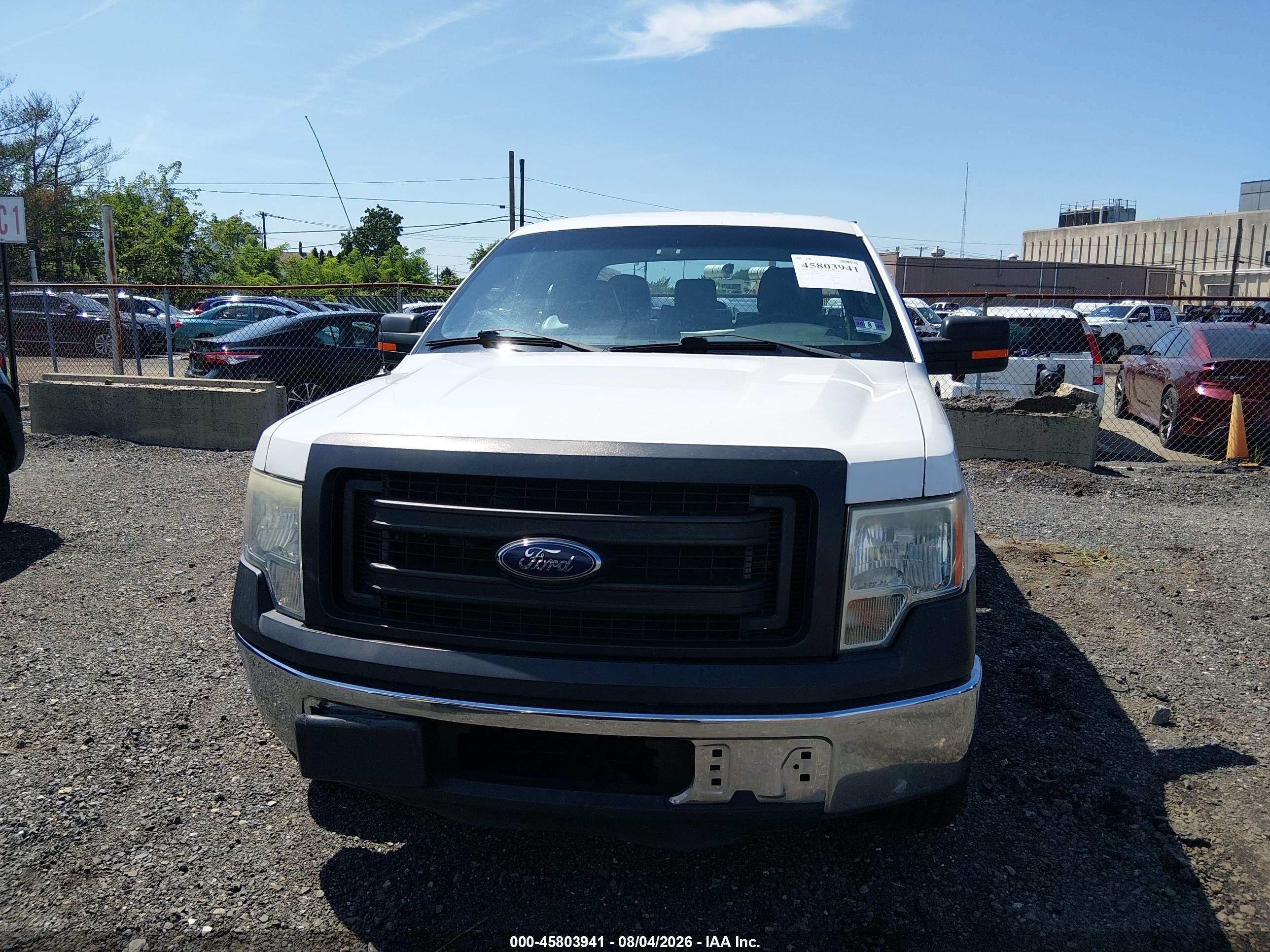 2013 Ford F-150 Xl White vin: 1FTFX1CT5DKG33685