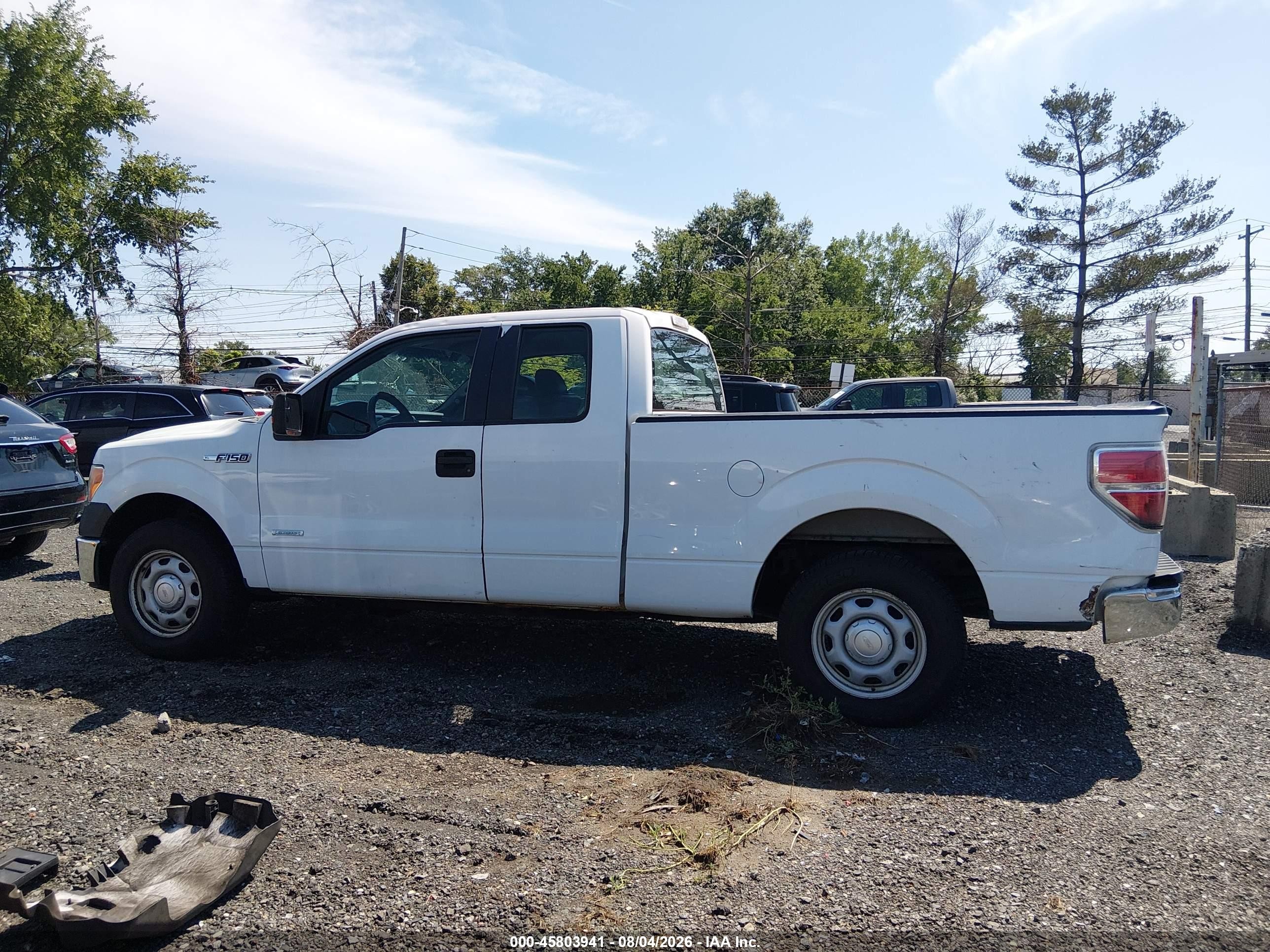 2013 Ford F-150 Xl White vin: 1FTFX1CT5DKG33685