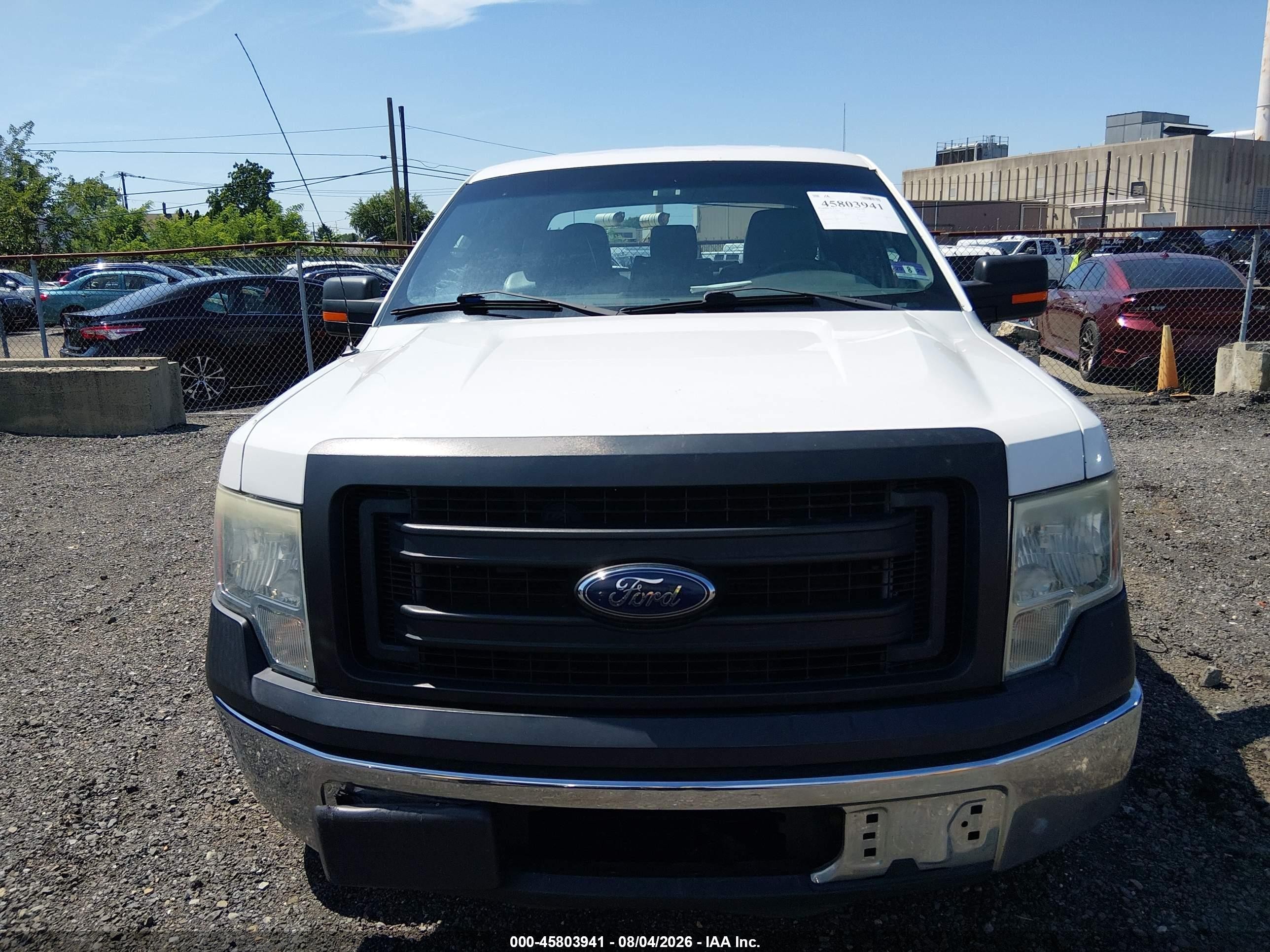 2013 Ford F-150 Xl White vin: 1FTFX1CT5DKG33685