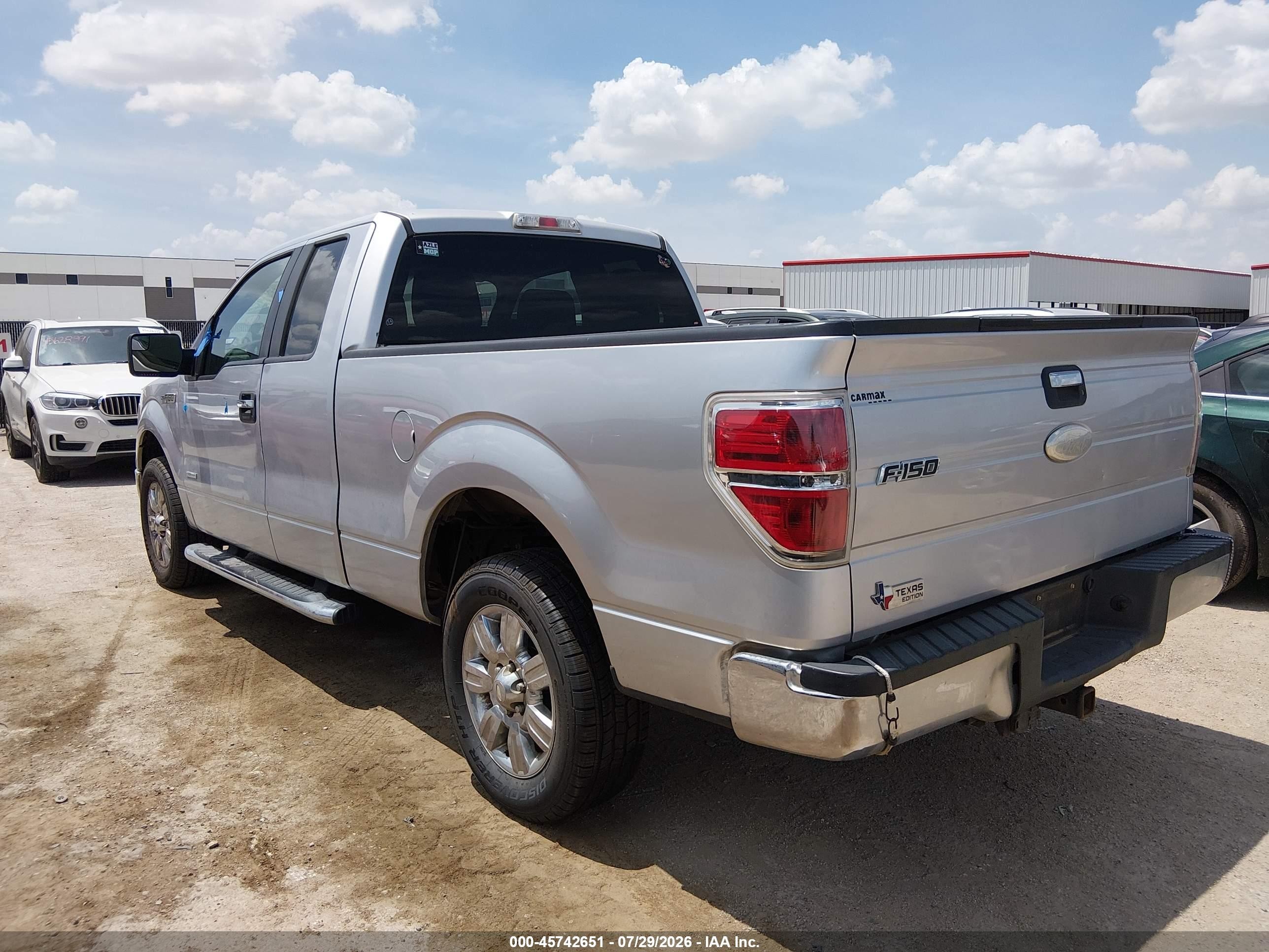 2012 Ford F-150 Xlt Silver vin: 1FTFX1CT6CFA04394