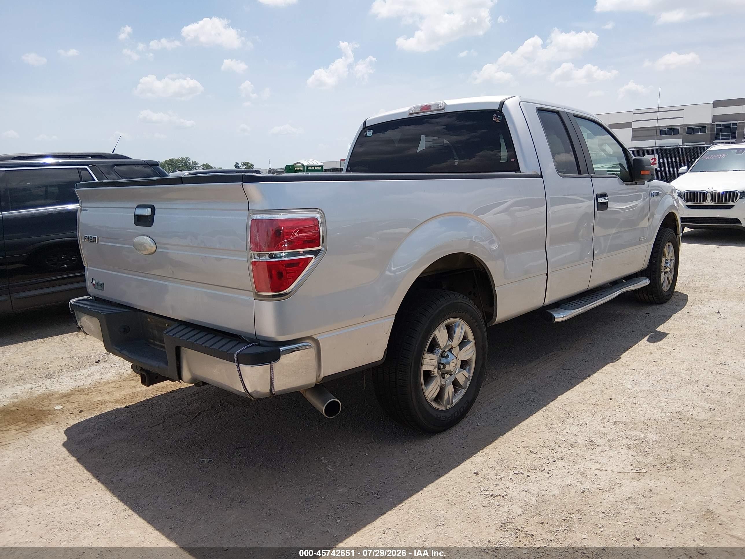 2012 Ford F-150 Xlt Silver vin: 1FTFX1CT6CFA04394