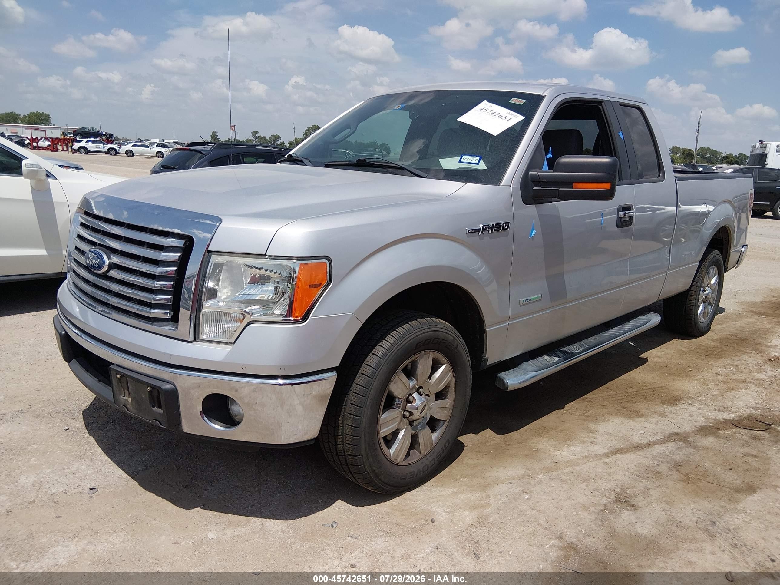 2012 Ford F-150 Xlt Silver vin: 1FTFX1CT6CFA04394