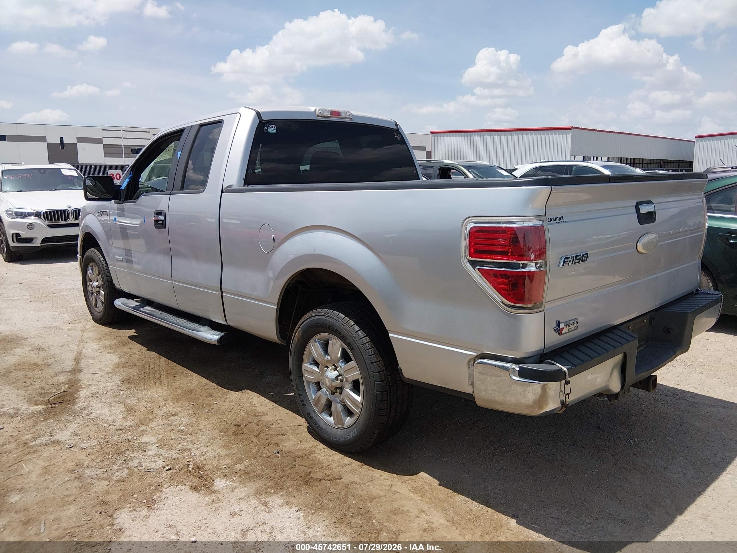 2012 Ford F-150 Xlt Silver vin: 1FTFX1CT6CFA04394