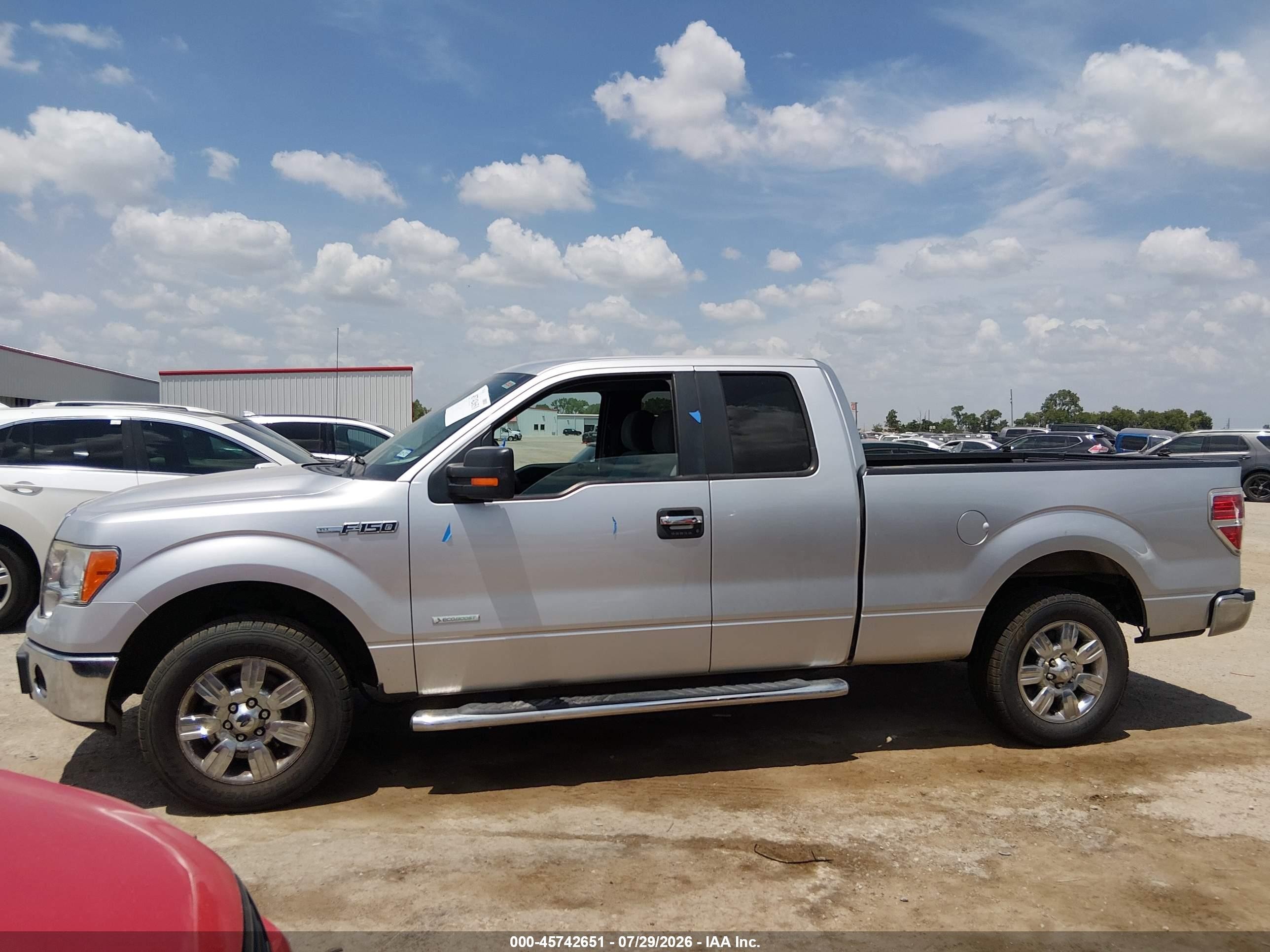 2012 Ford F-150 Xlt Silver vin: 1FTFX1CT6CFA04394