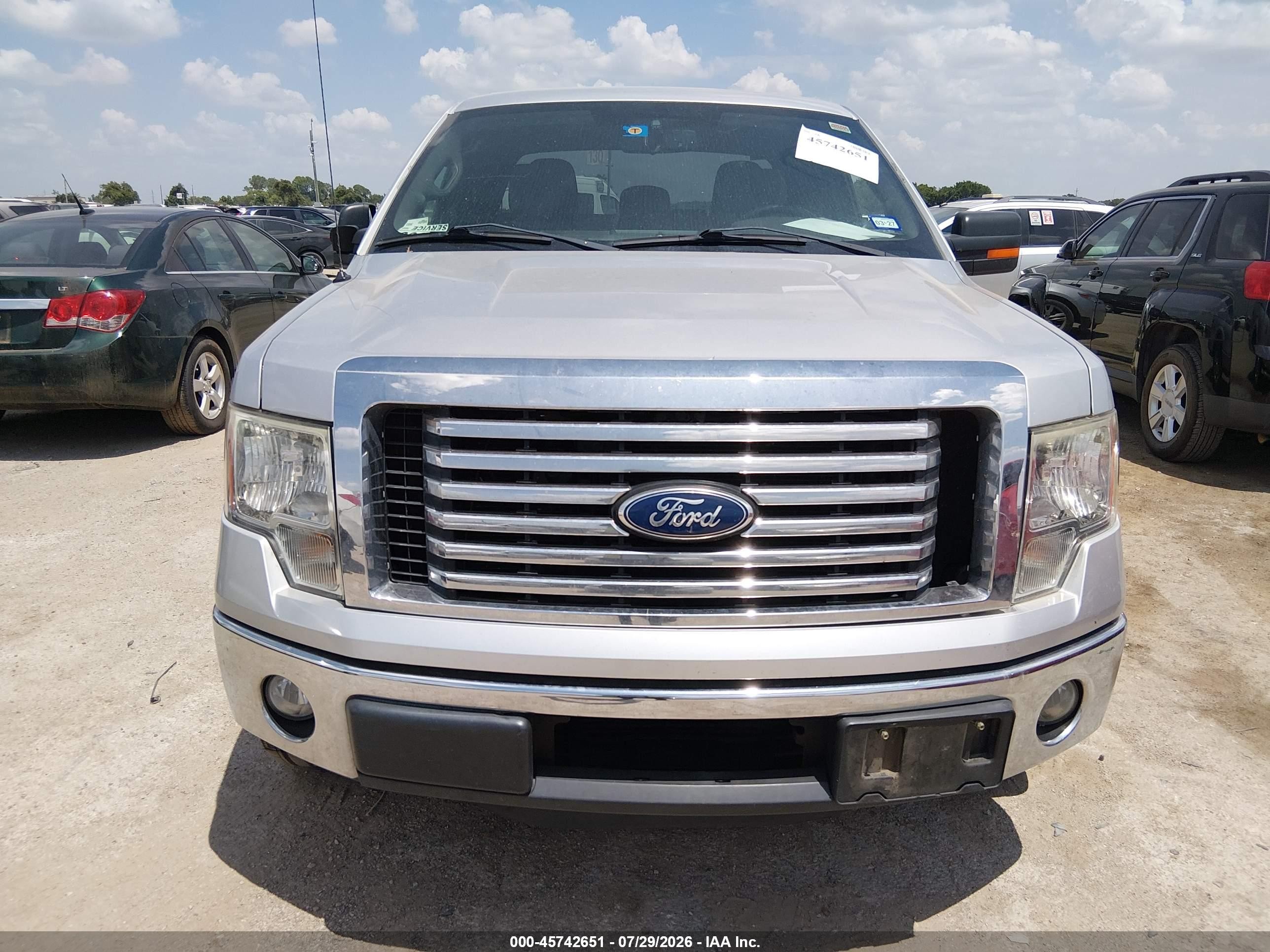 2012 Ford F-150 Xlt Silver vin: 1FTFX1CT6CFA04394