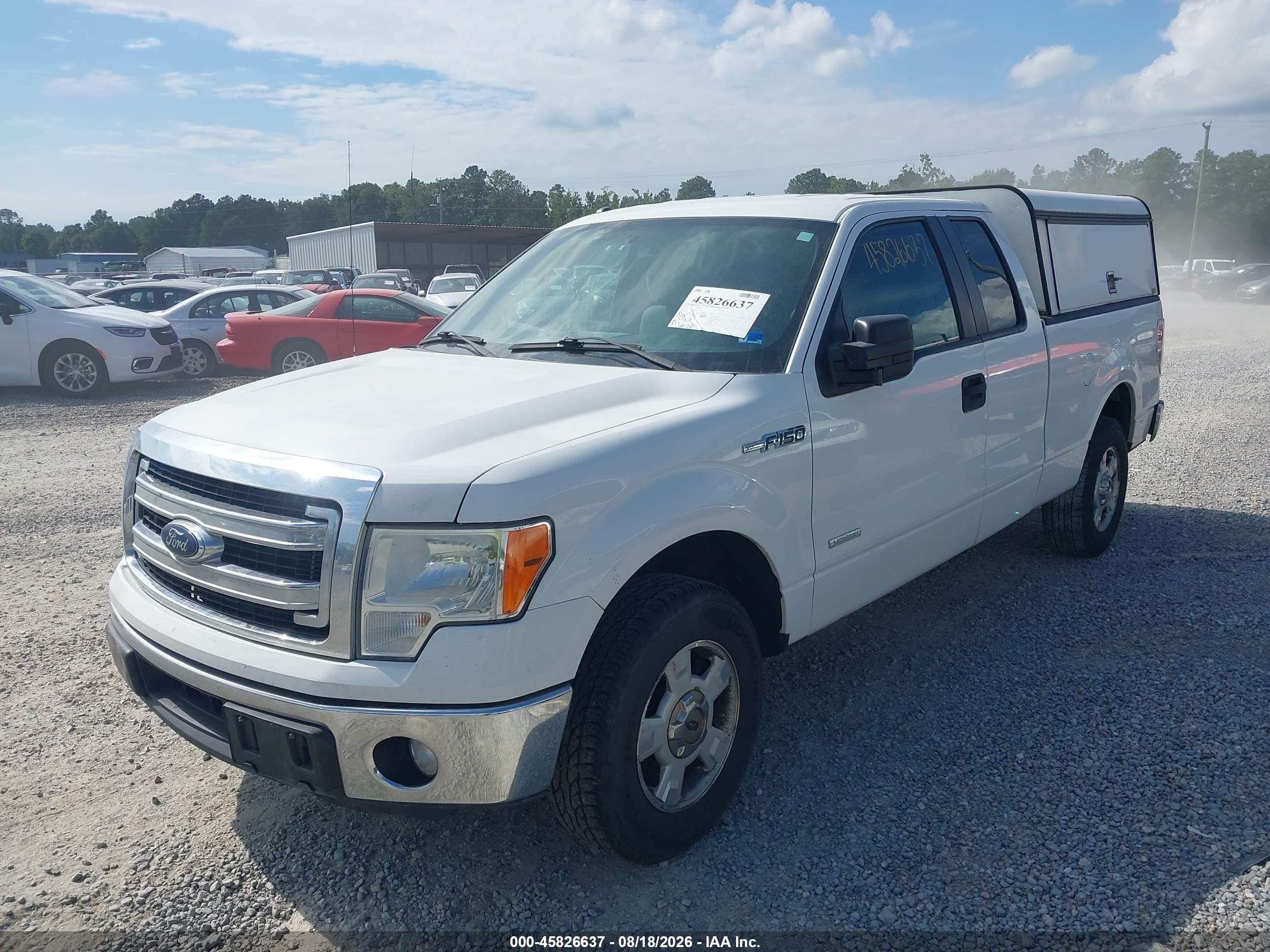 2014 Ford F-150 Xlt White vin: 1FTFX1CT6EFC19146