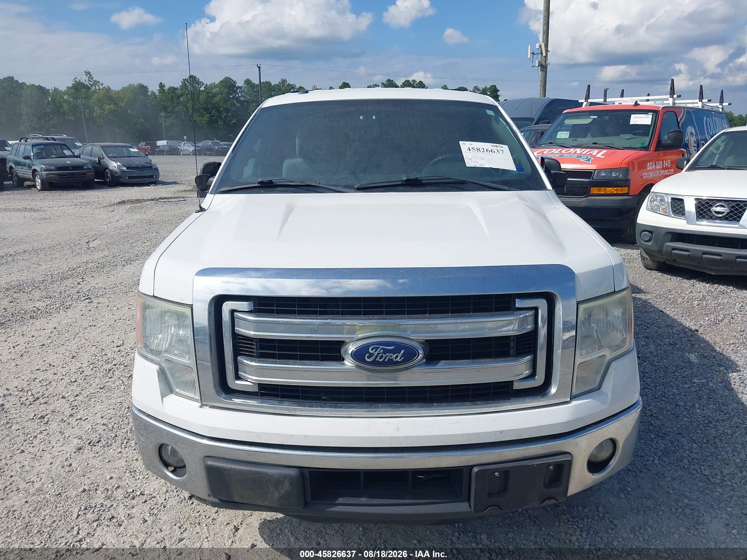 2014 Ford F-150 Xlt White vin: 1FTFX1CT6EFC19146