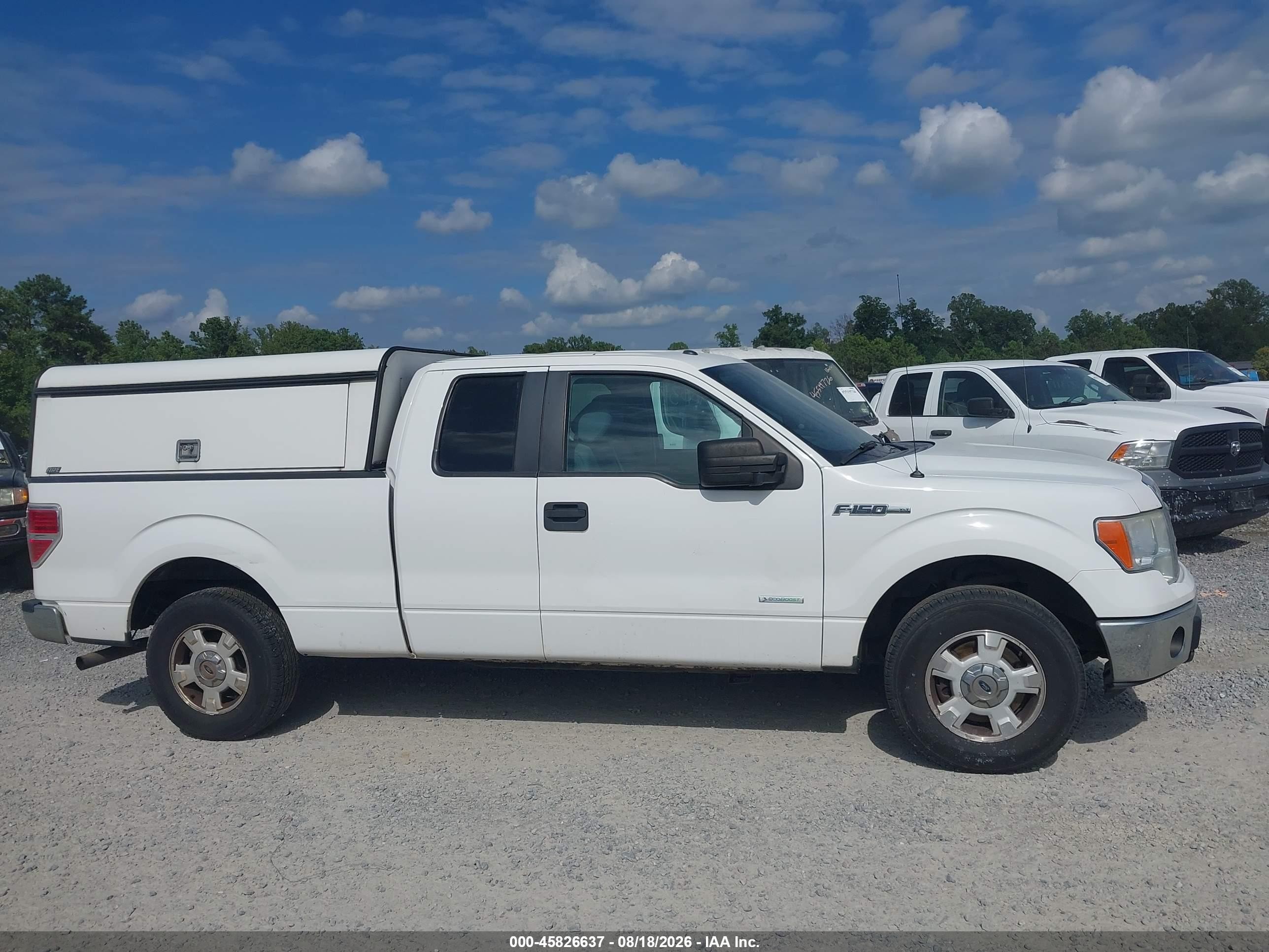2014 Ford F-150 Xlt White vin: 1FTFX1CT6EFC19146