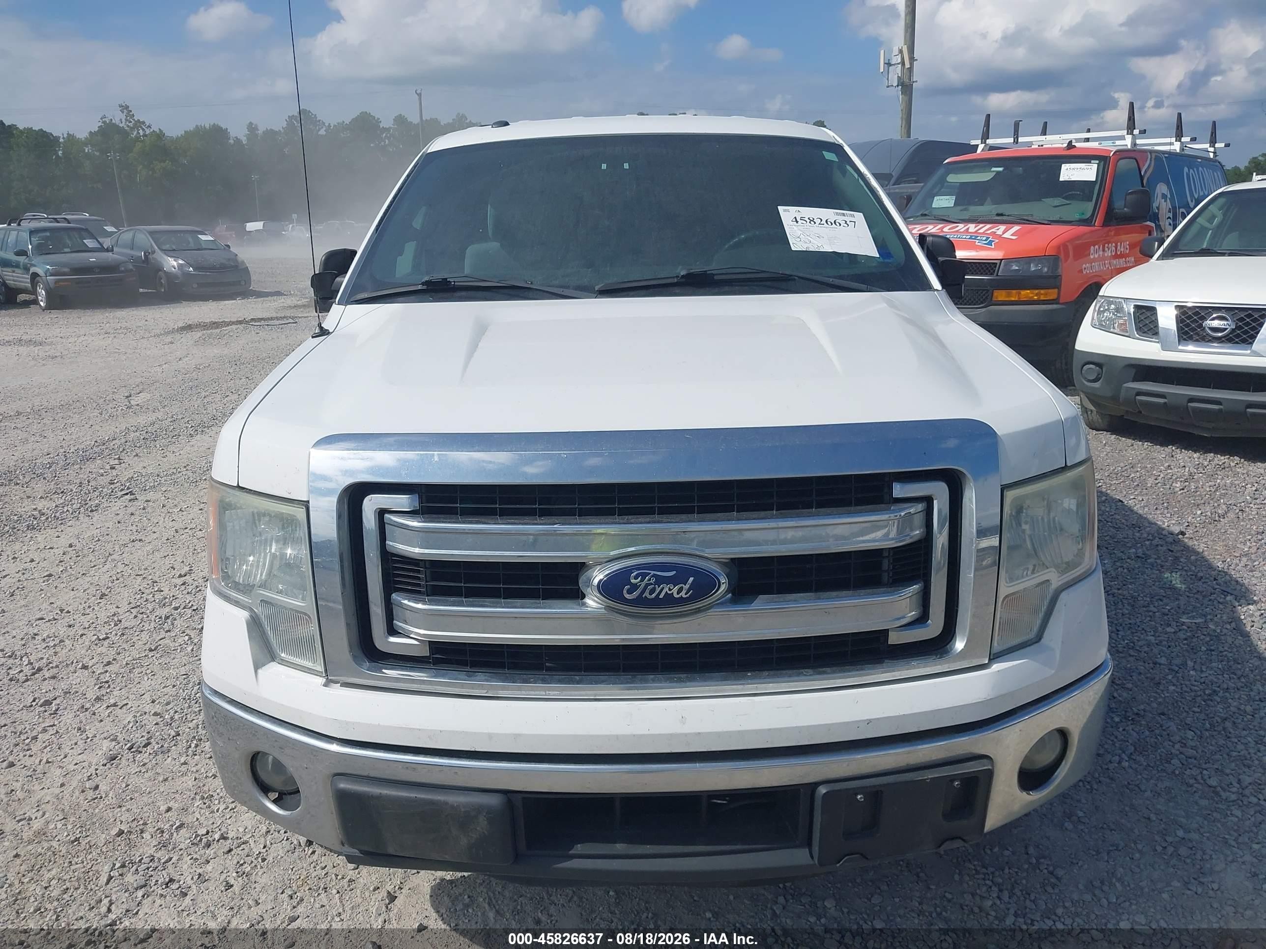 2014 Ford F-150 Xlt White vin: 1FTFX1CT6EFC19146