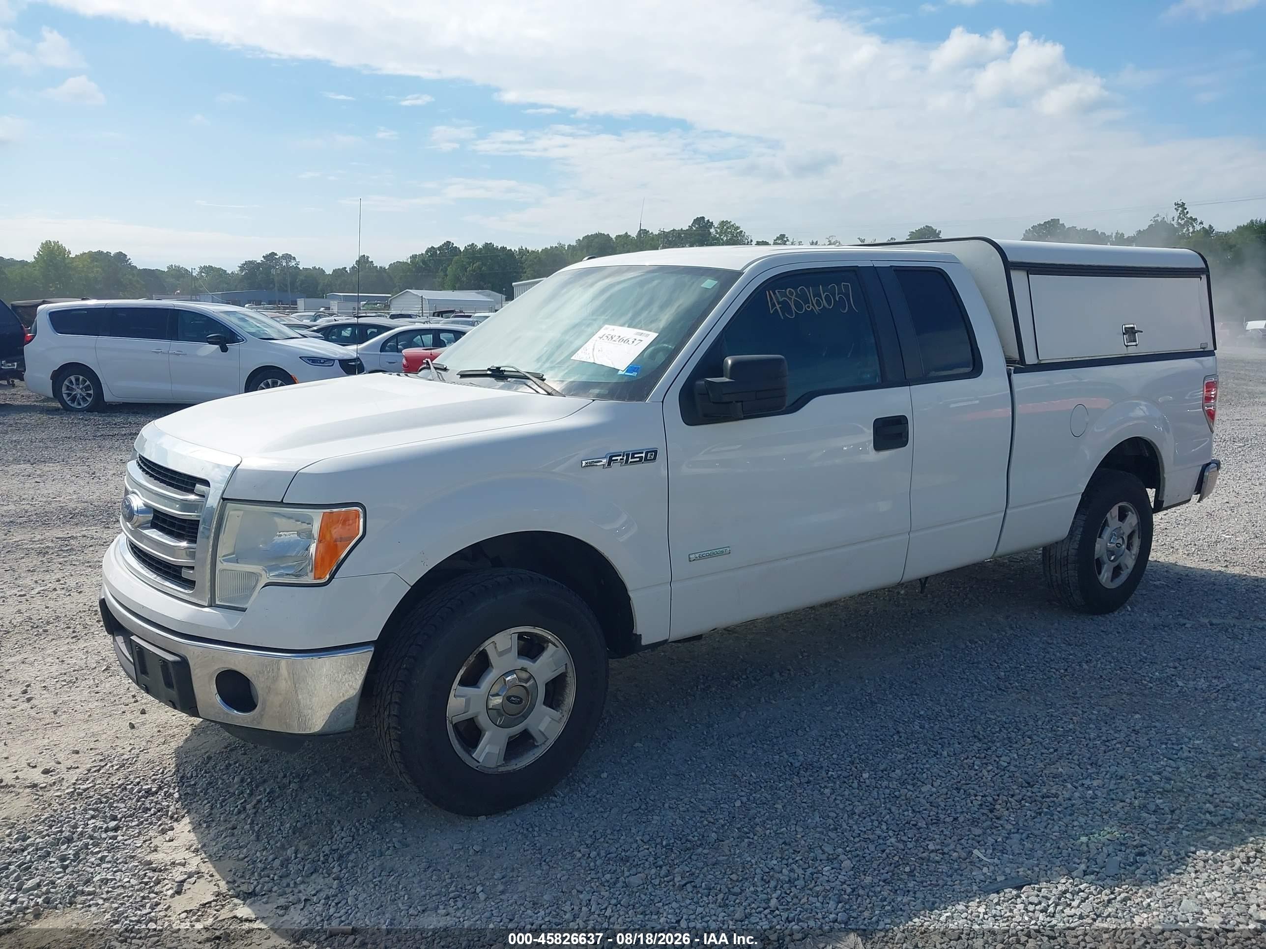 2014 Ford F-150 Xlt White vin: 1FTFX1CT6EFC19146