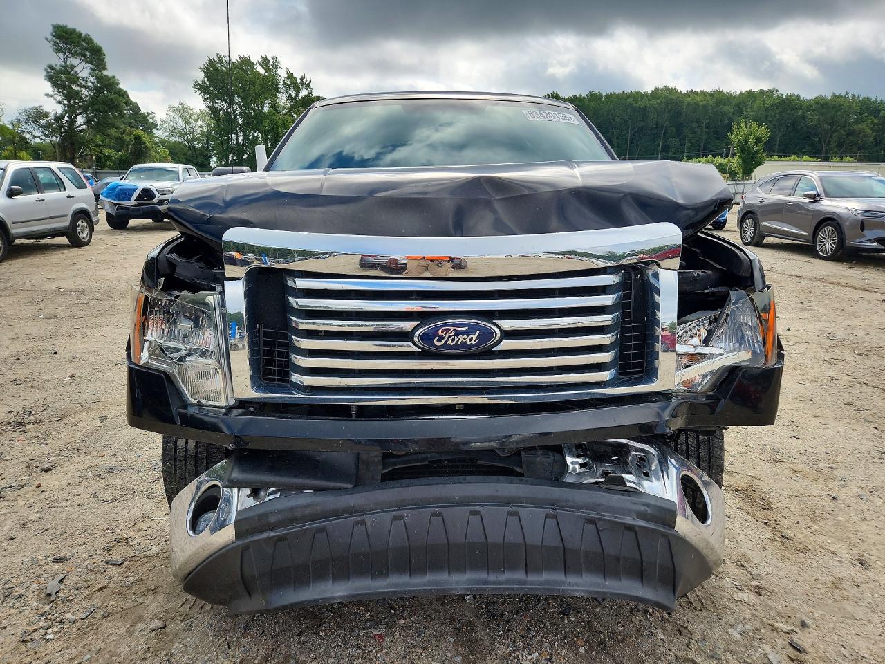 2011 Ford F150 Super Cab Black vin: 1FTFX1CT7BFD03682
