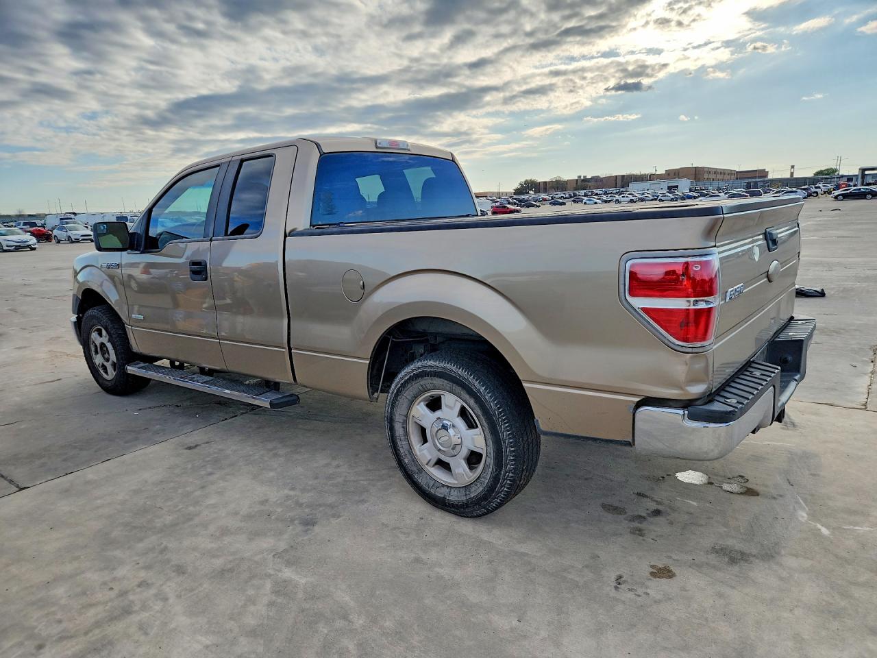 2012 Ford F150 Super Cab Beige vin: 1FTFX1CT7CFB25662