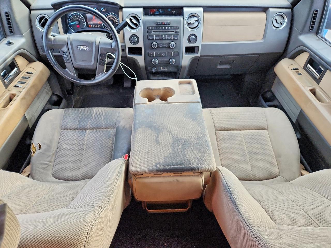 2012 Ford F150 Super Cab Beige vin: 1FTFX1CT7CFB25662