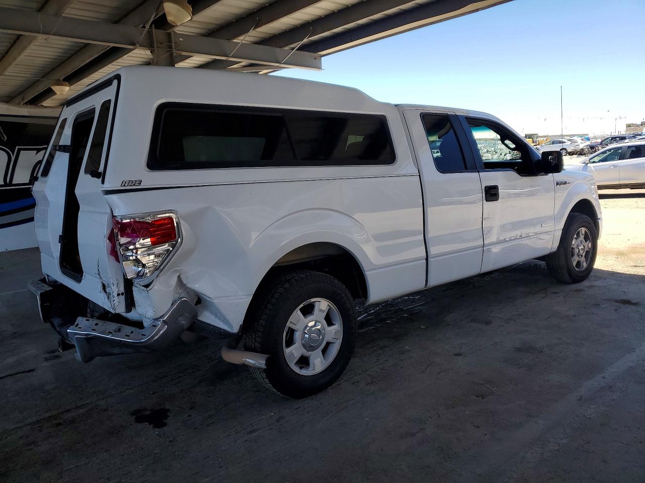 2012 Ford F150 Super Cab White vin: 1FTFX1CT7CFD01495