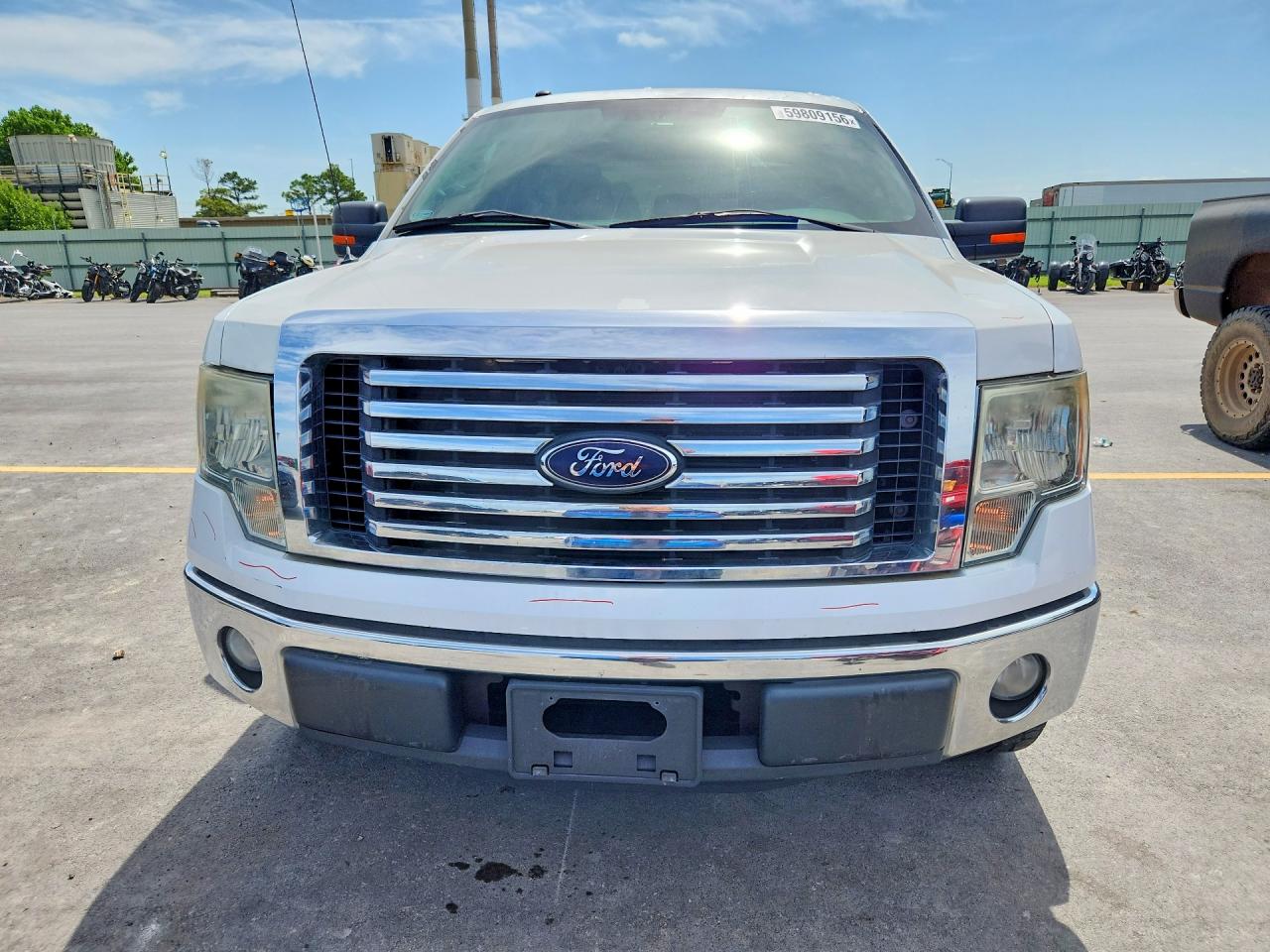 2012 Ford F150 Super Cab White vin: 1FTFX1CT8CKE19109