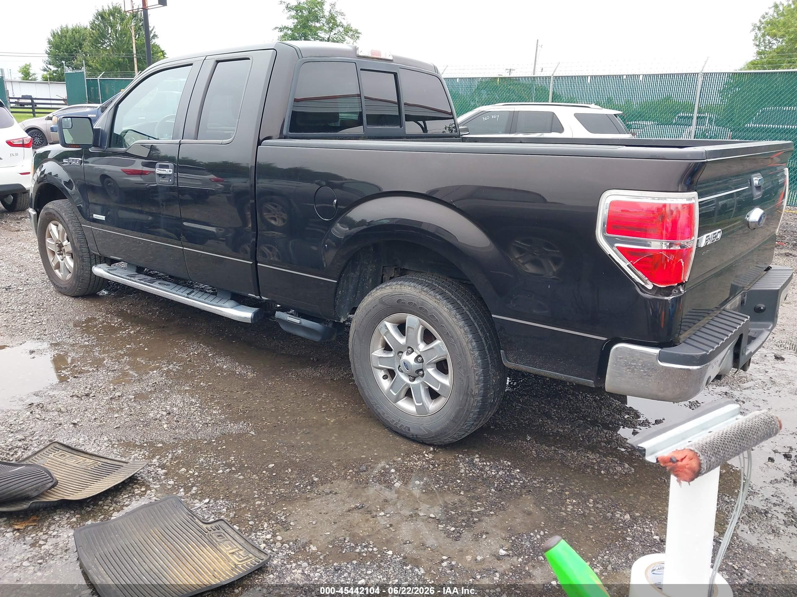 2013 Ford F-150 Fx2/lariat/xl/xlt Black vin: 1FTFX1CT8DFD02284