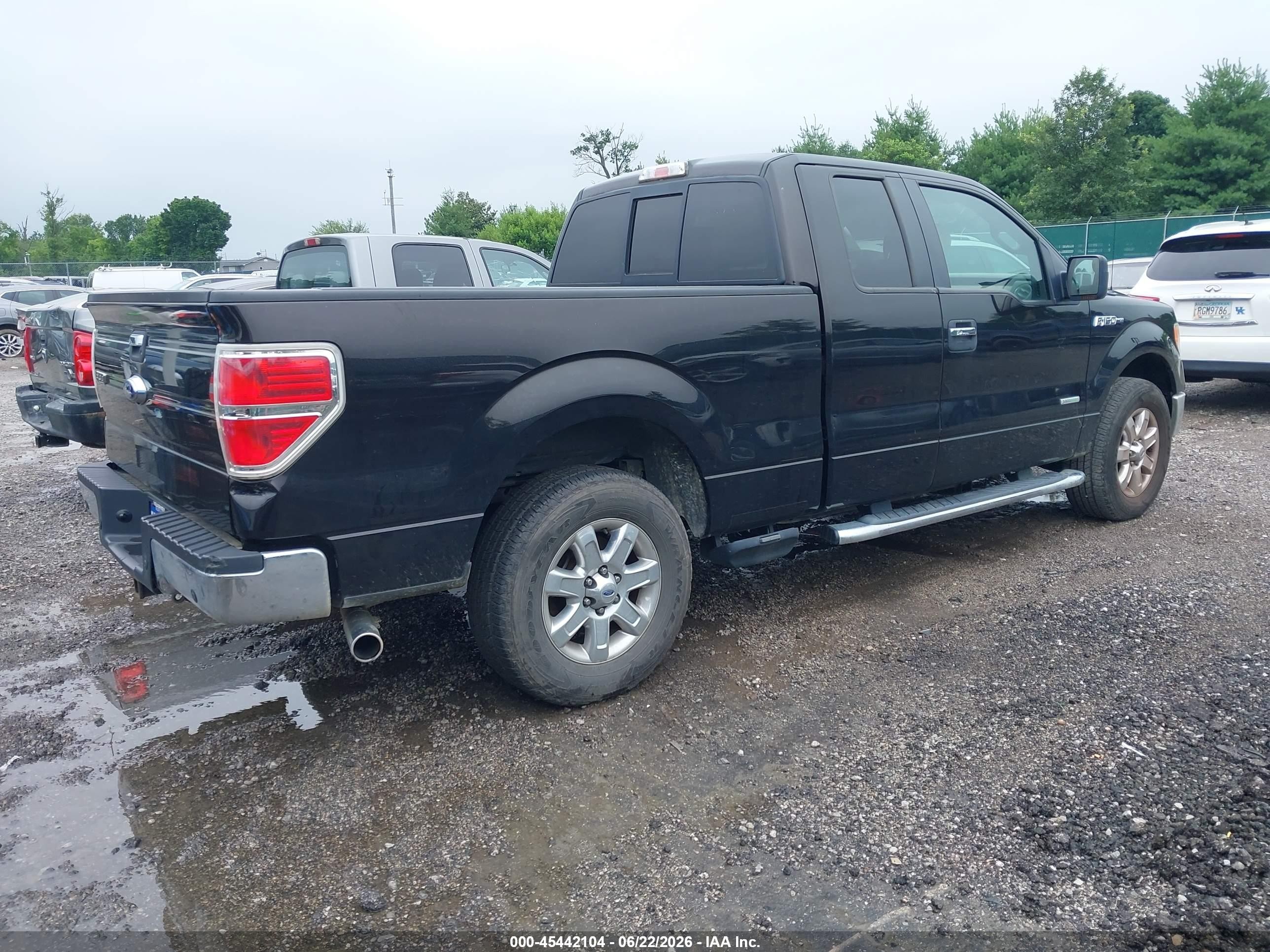 2013 Ford F-150 Fx2/lariat/xl/xlt Black vin: 1FTFX1CT8DFD02284
