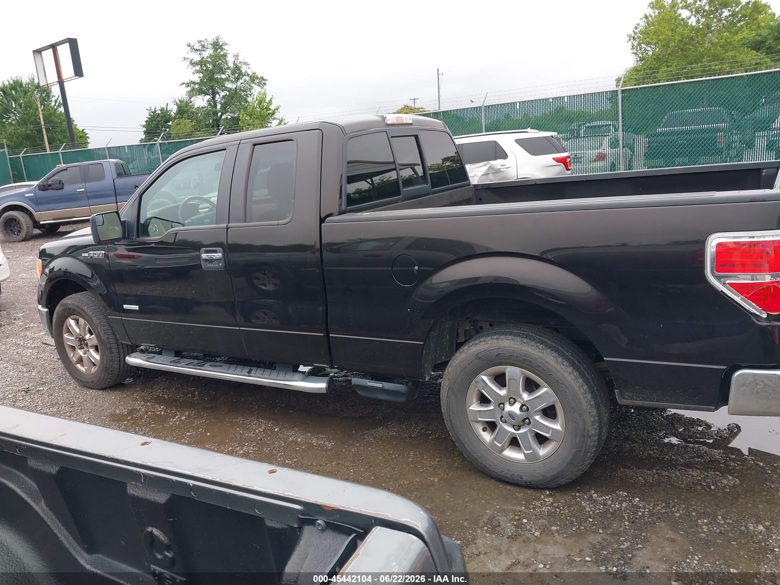 2013 Ford F-150 Fx2/lariat/xl/xlt Black vin: 1FTFX1CT8DFD02284