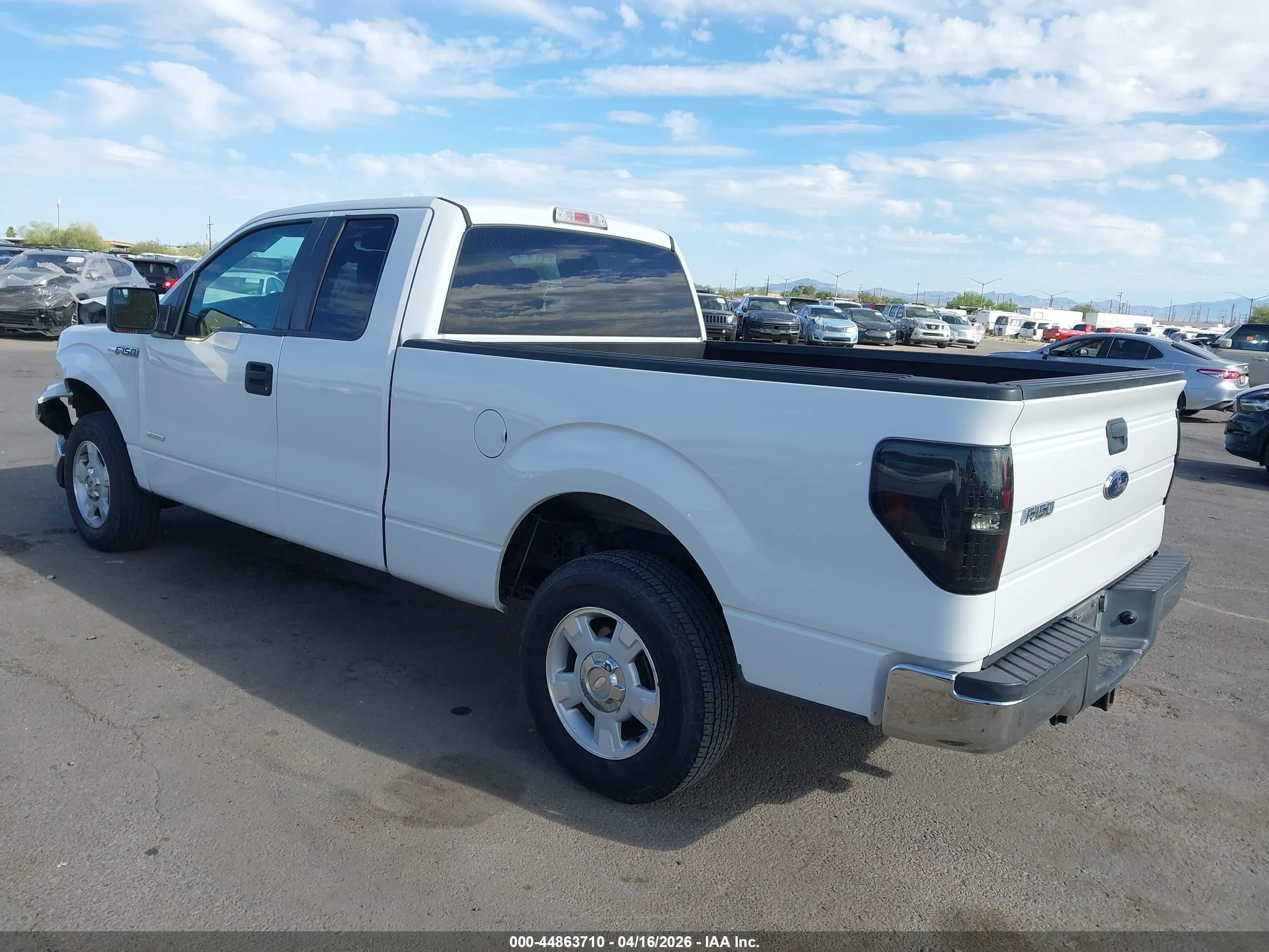 2012 Ford F-150 Xlt White vin: 1FTFX1CT9CFC36133