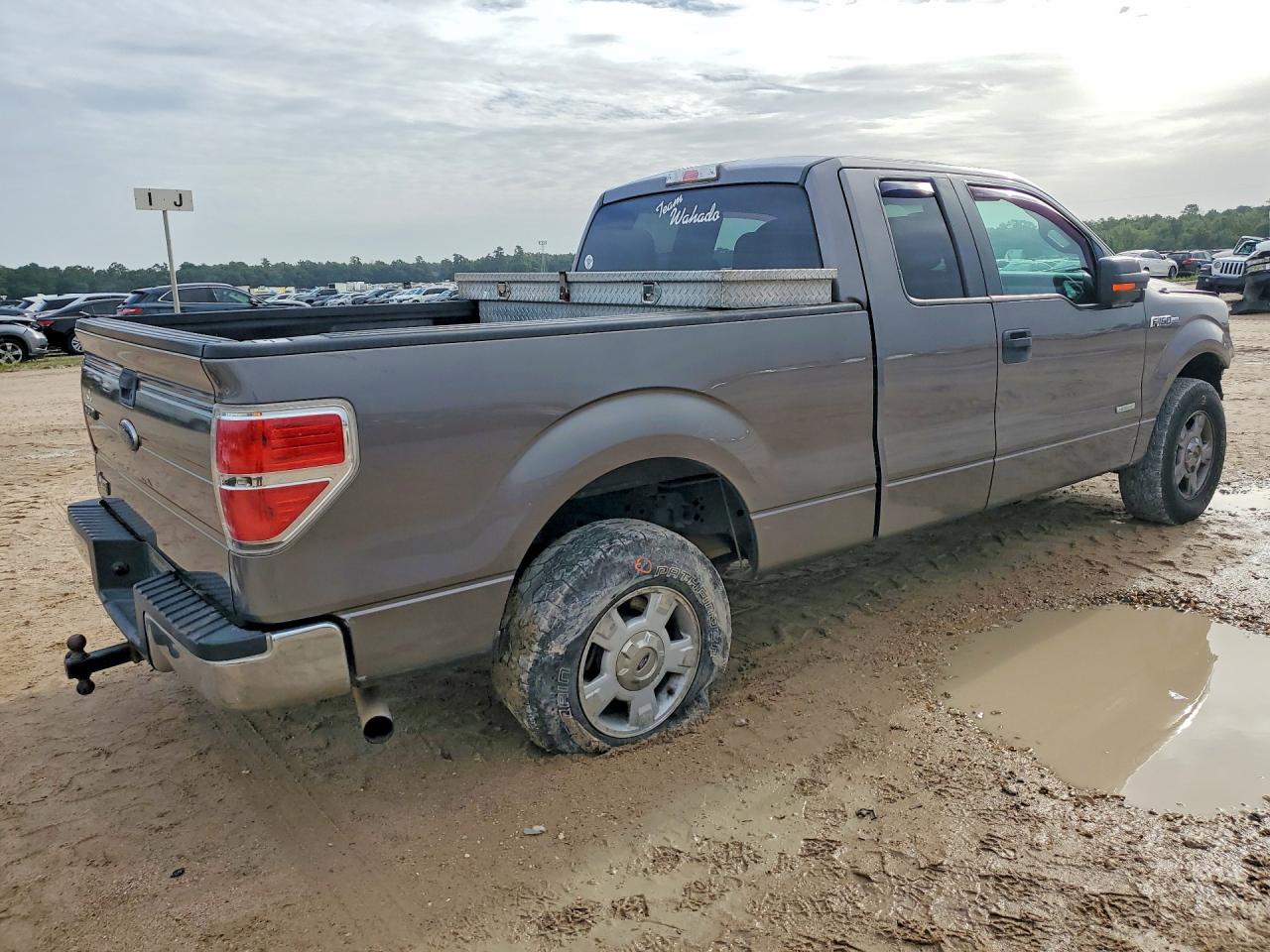 2014 Ford F150 Super Cab Gray vin: 1FTFX1CT9EFC69667