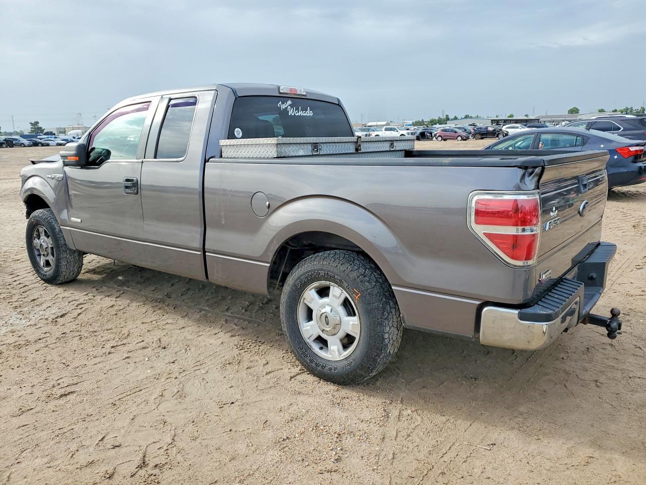 2014 Ford F150 Super Cab Gray vin: 1FTFX1CT9EFC69667