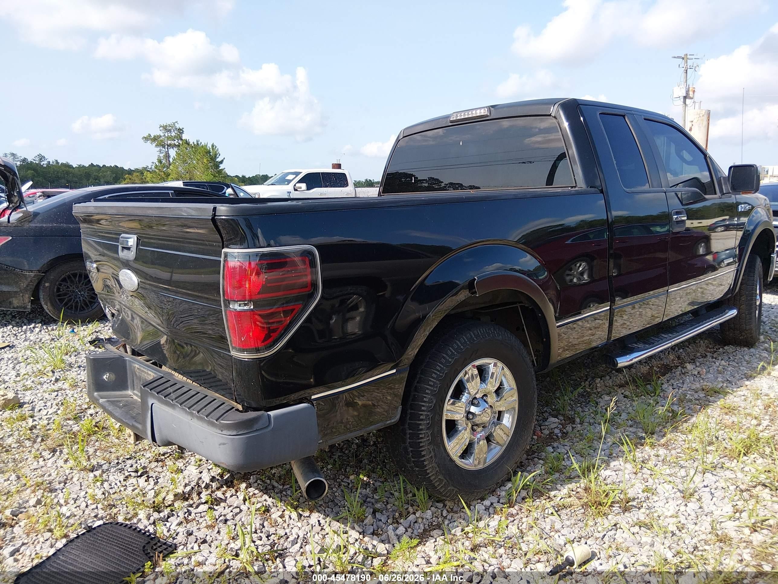 2012 Ford F-150 Fx2/lariat/xl/xlt Black vin: 1FTFX1CTXCKE18799
