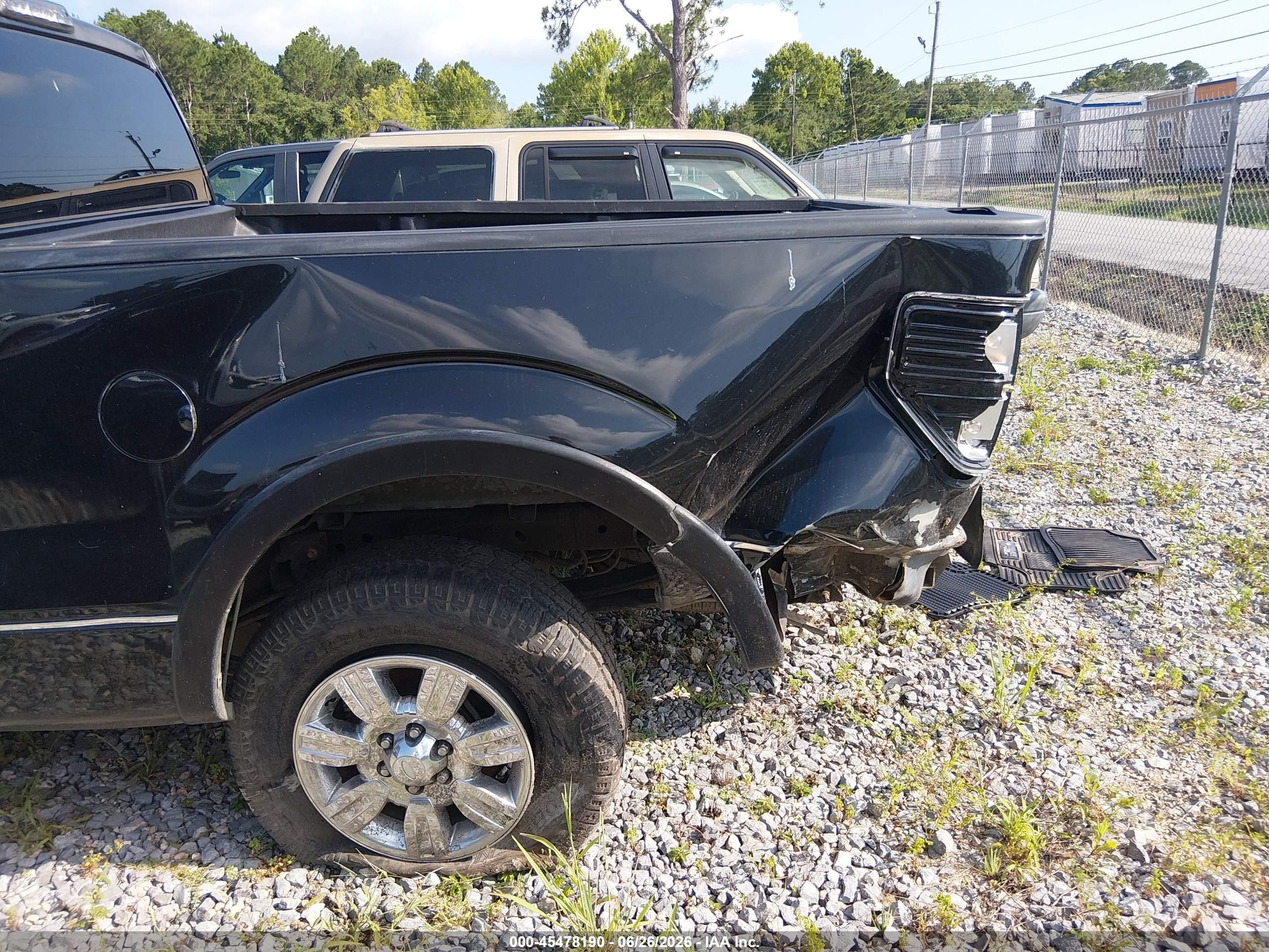 2012 Ford F-150 Fx2/lariat/xl/xlt Black vin: 1FTFX1CTXCKE18799