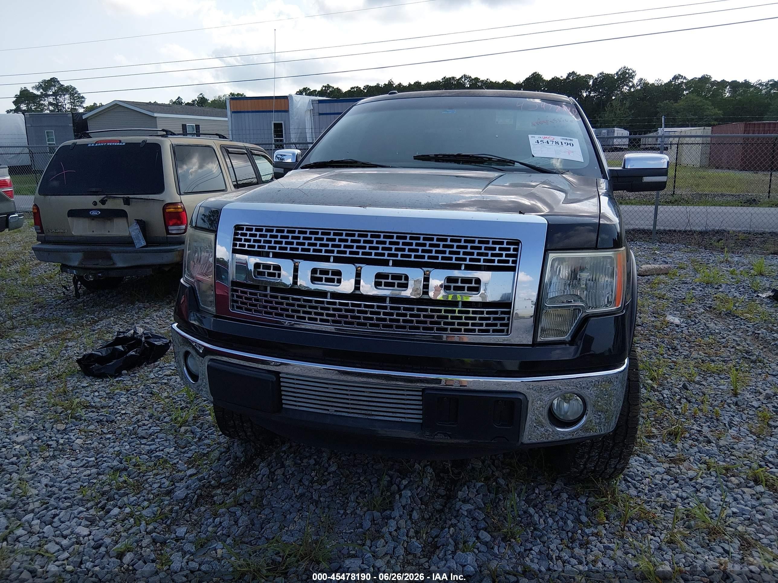 2012 Ford F-150 Fx2/lariat/xl/xlt Black vin: 1FTFX1CTXCKE18799