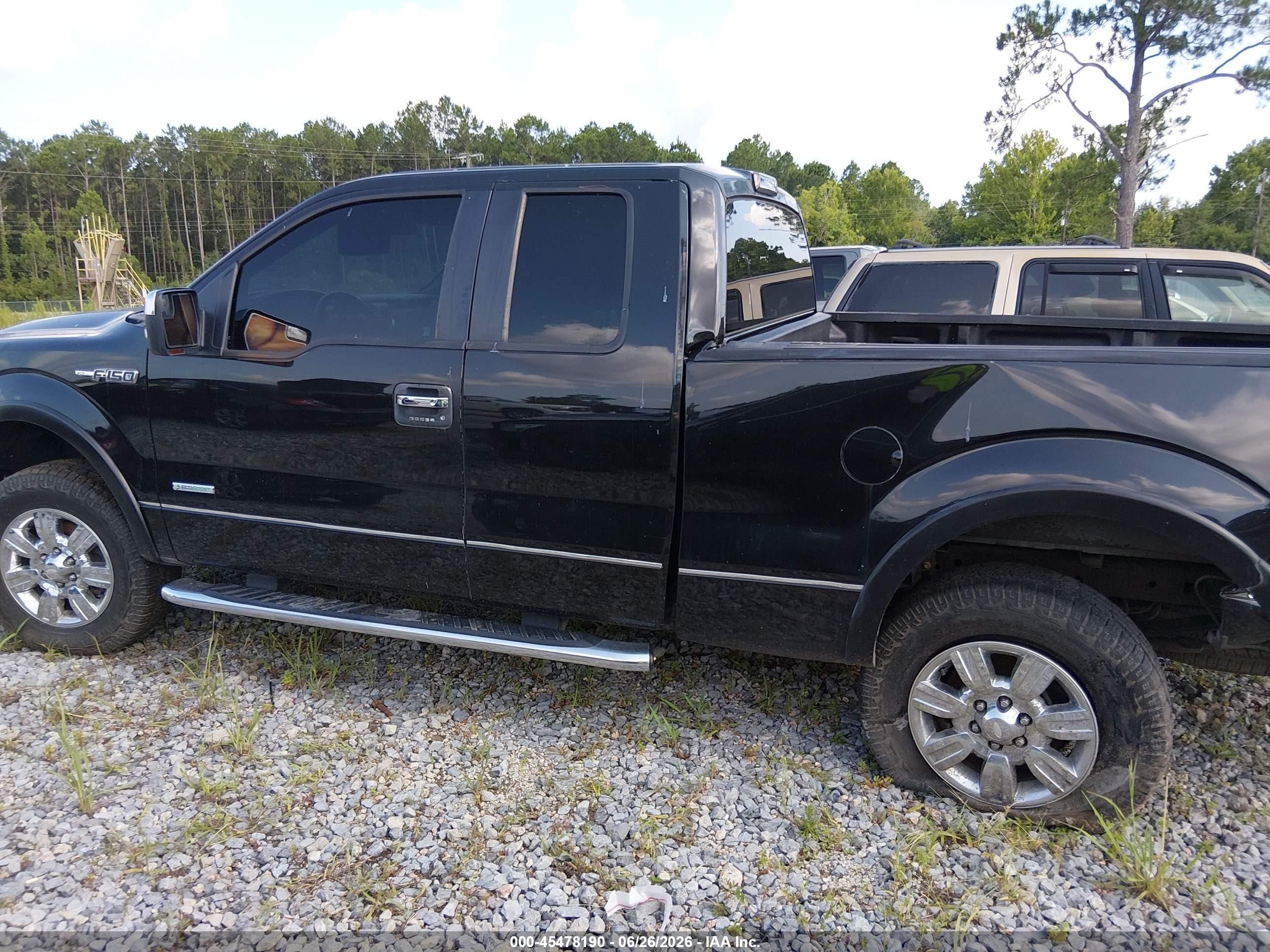 2012 Ford F-150 Fx2/lariat/xl/xlt Black vin: 1FTFX1CTXCKE18799