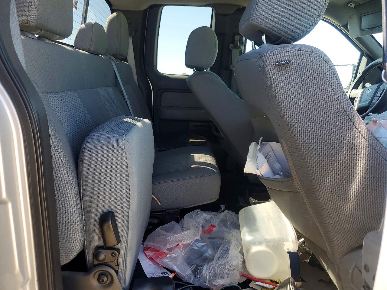 2013 Ford F150 Super Cab Silver vin: 1FTFX1CTXDFC93927