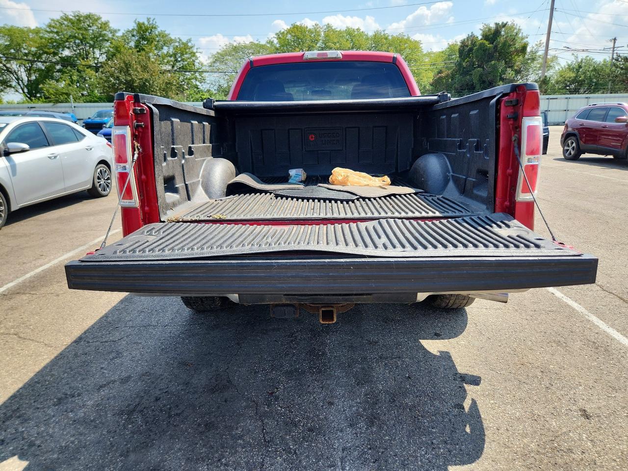 2010 Ford F150 Super Cab Red vin: 1FTFX1CV0AFC83632
