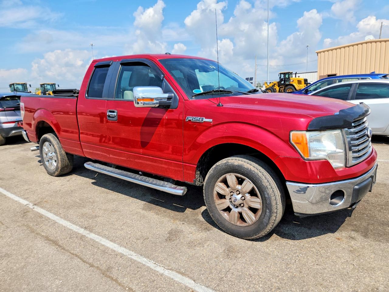 2010 Ford F150 Super Cab Red vin: 1FTFX1CV0AFC83632