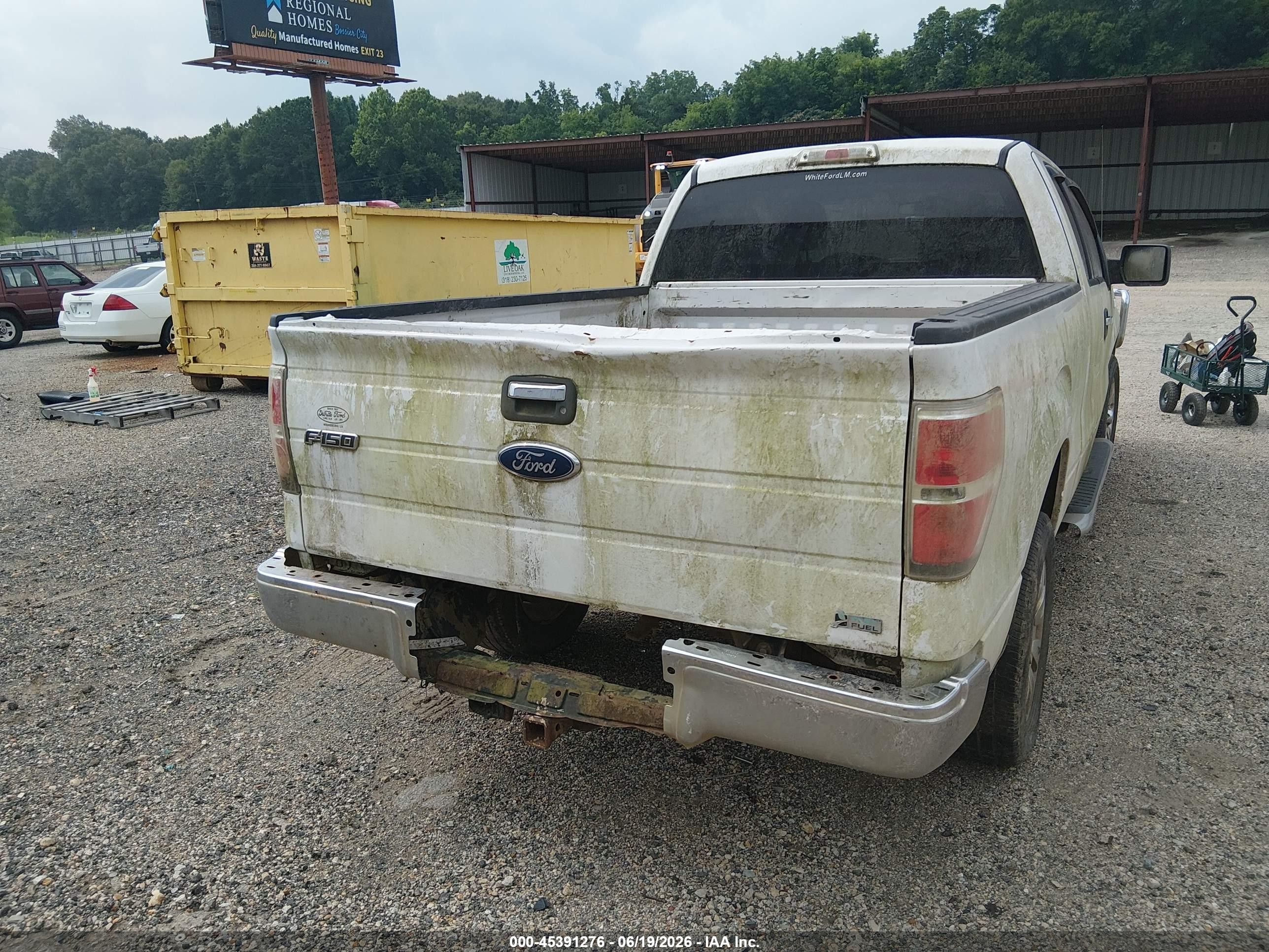 2010 Ford F-150 Fx2 Sport/lariat/xl/xlt White vin: 1FTFX1CV1AFC15033