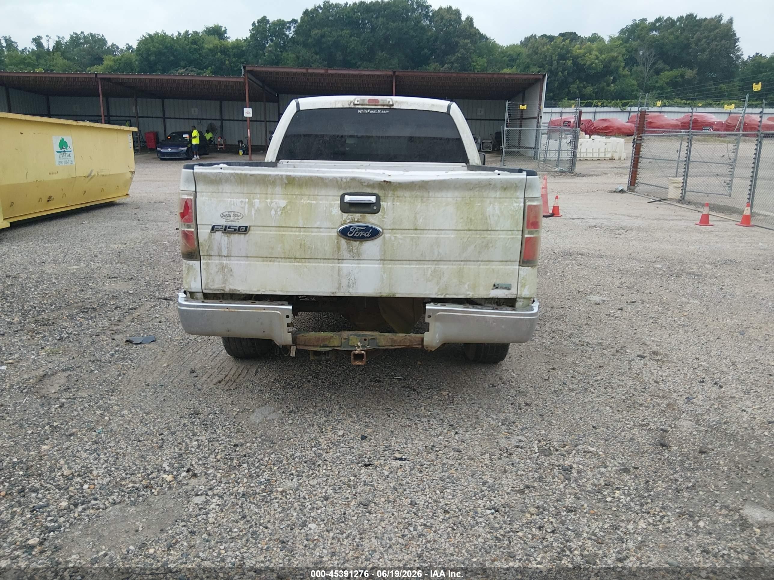 2010 Ford F-150 Fx2 Sport/lariat/xl/xlt White vin: 1FTFX1CV1AFC15033