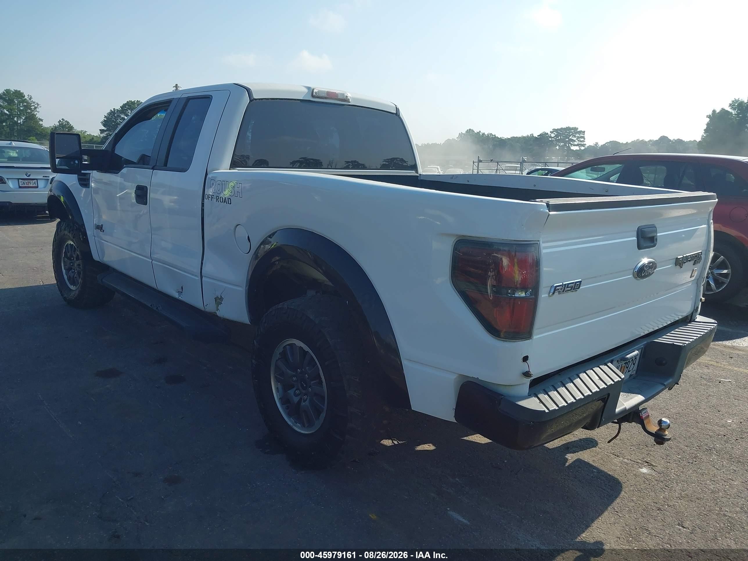 2010 Ford F-150 Fx2 Sport/lariat/xl/xlt White vin: 1FTFX1CV1AKA98741