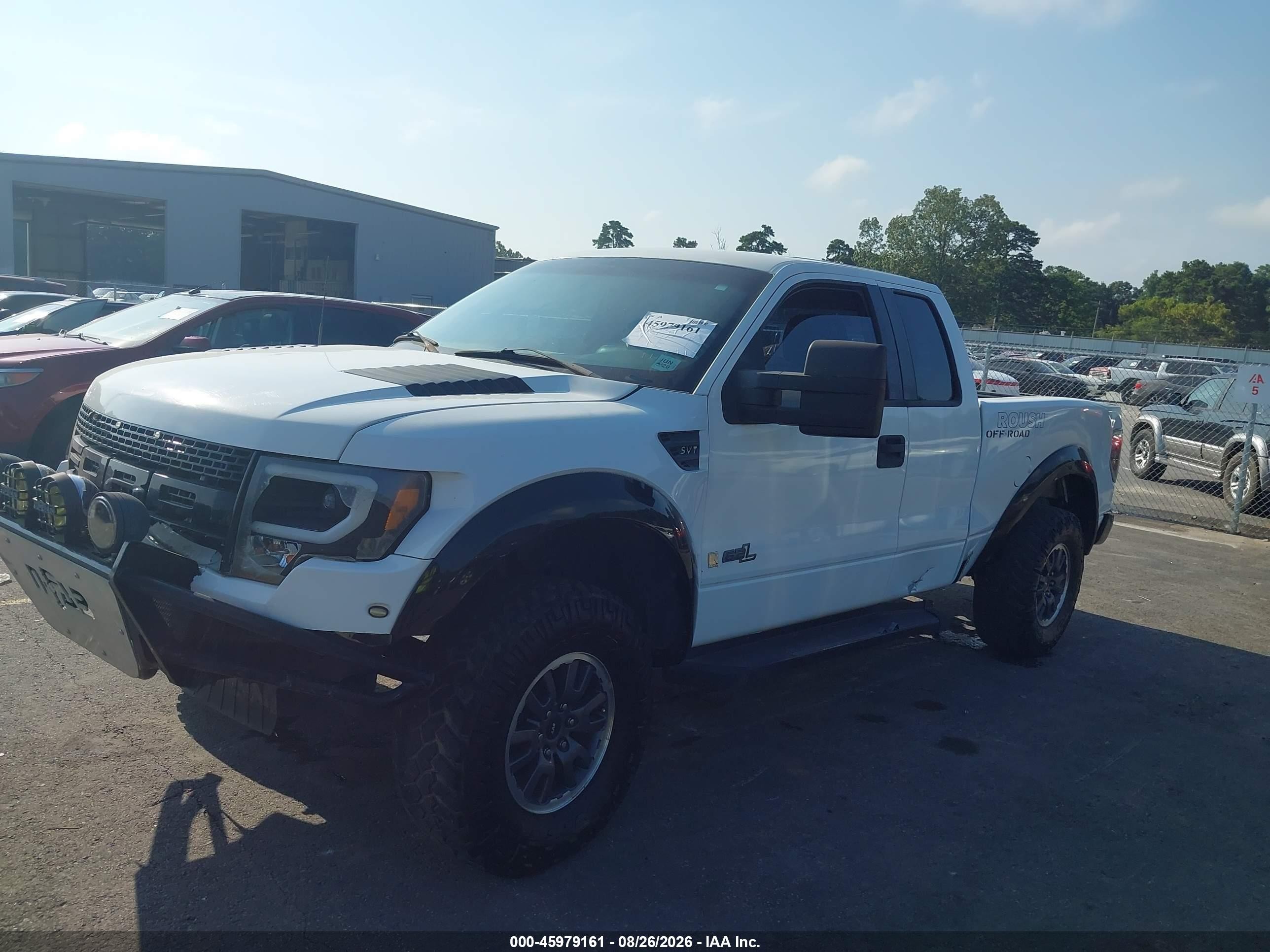 2010 Ford F-150 Fx2 Sport/lariat/xl/xlt White vin: 1FTFX1CV1AKA98741