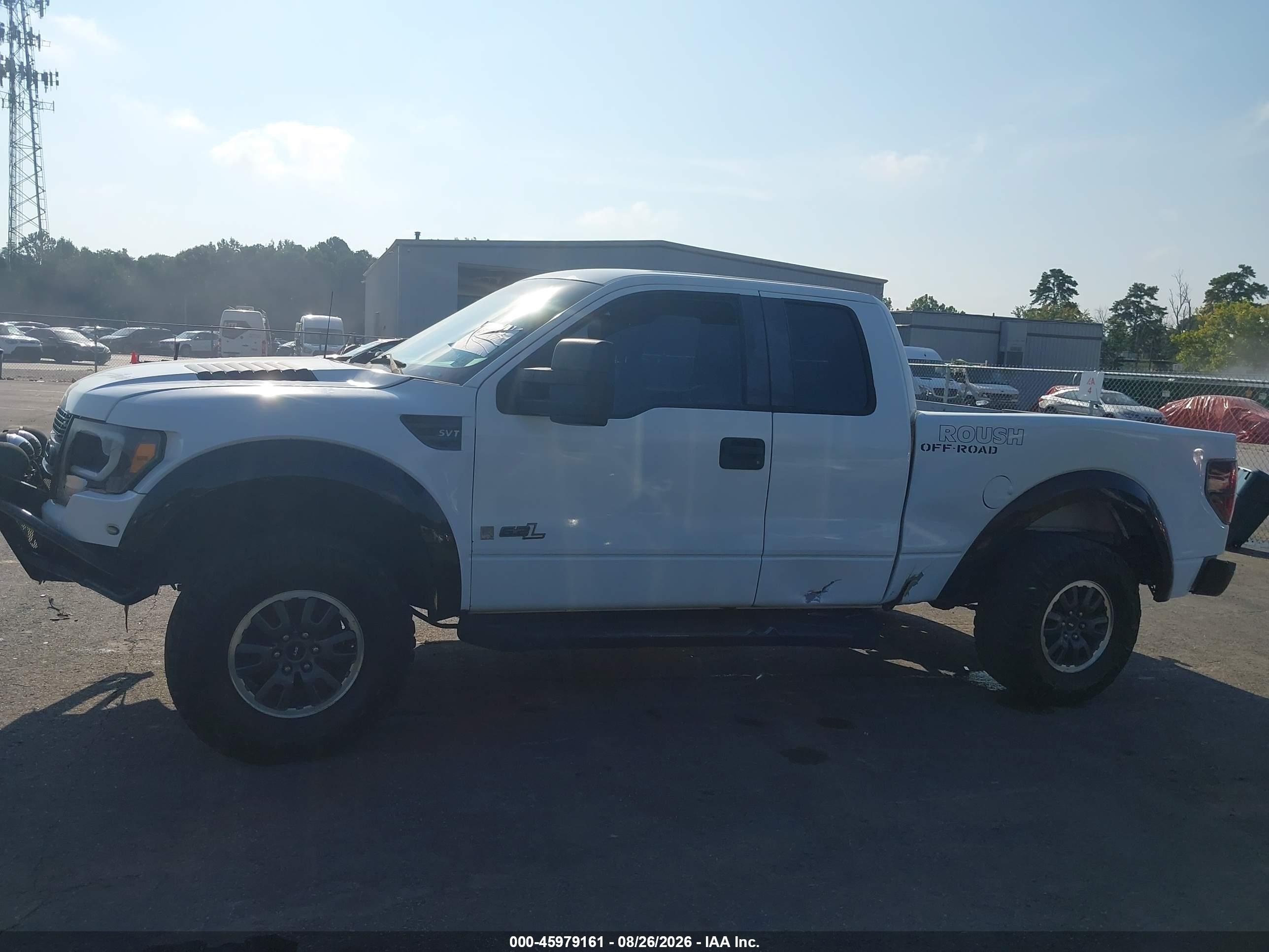 2010 Ford F-150 Fx2 Sport/lariat/xl/xlt White vin: 1FTFX1CV1AKA98741