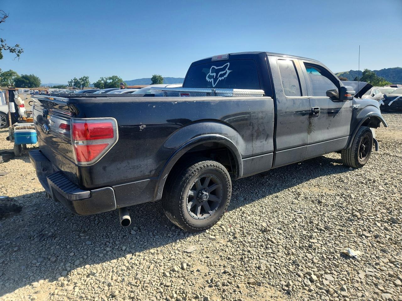 2010 Ford F150 Super Cab Black vin: 1FTFX1CV2AKE15040