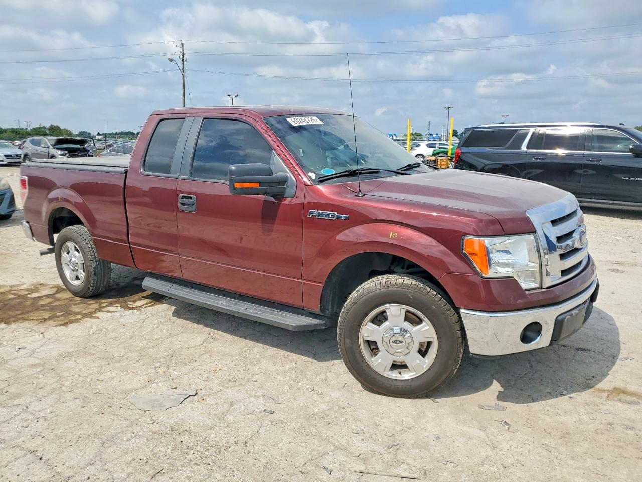 2010 Ford F150 Super Cab Maroon vin: 1FTFX1CV3AFC10349