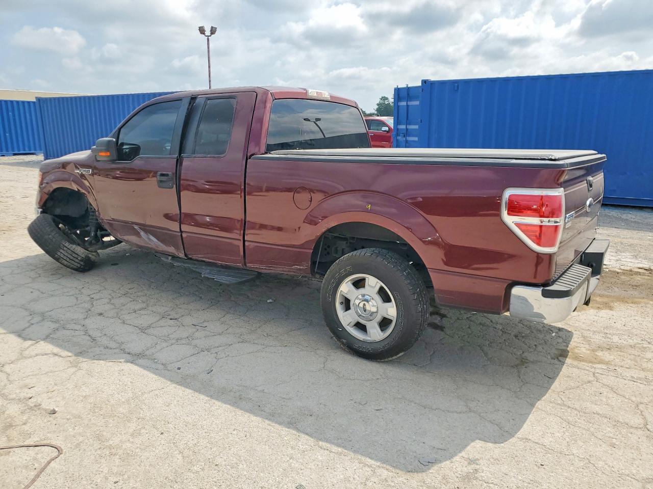 2010 Ford F150 Super Cab Maroon vin: 1FTFX1CV3AFC10349