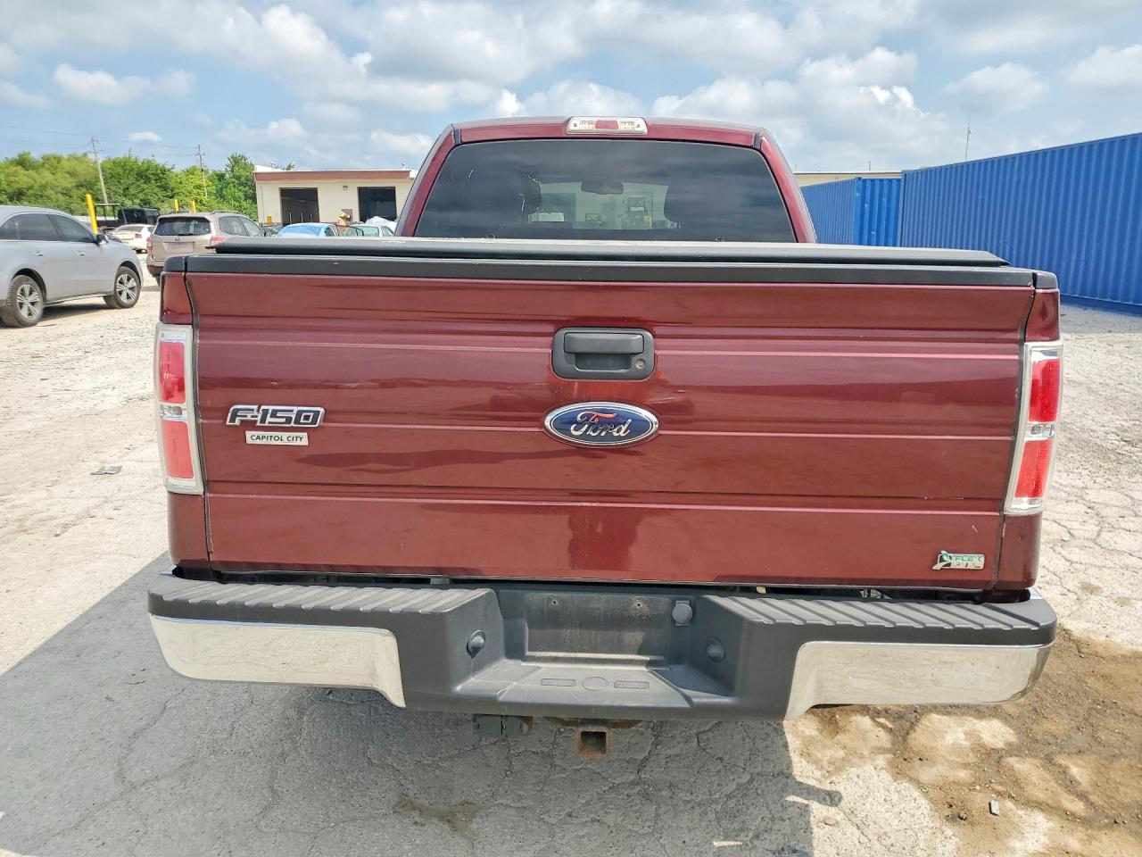 2010 Ford F150 Super Cab Maroon vin: 1FTFX1CV3AFC10349