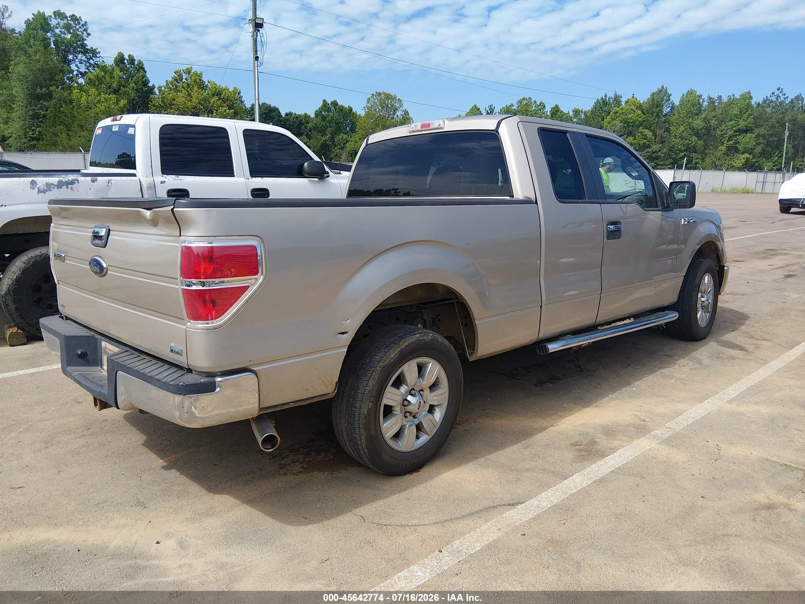 2010 Ford F-150 Fx2 Sport/lariat/xl/xlt Tan vin: 1FTFX1CV7AFB96097